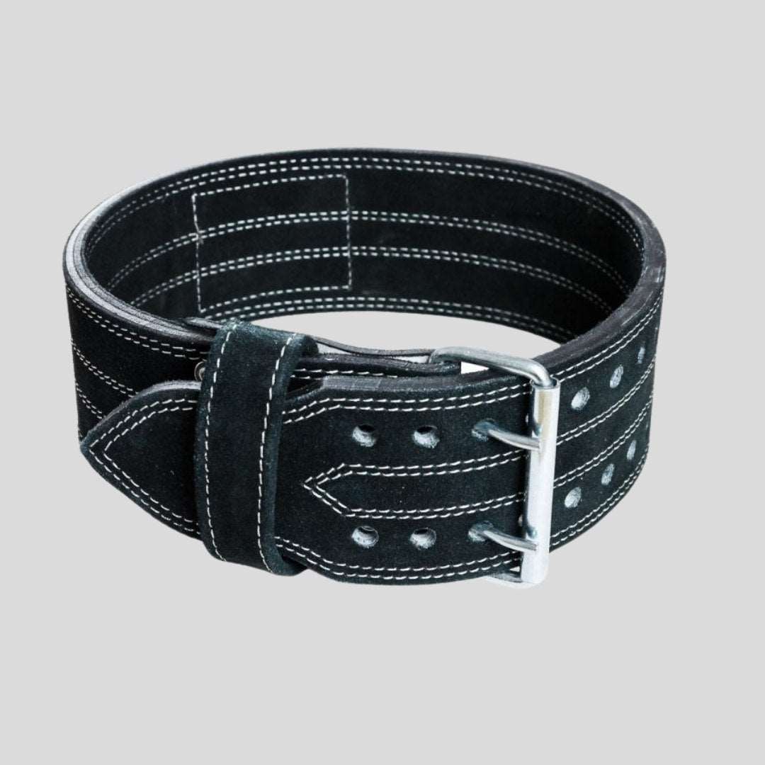 weight lifting belt with buckles