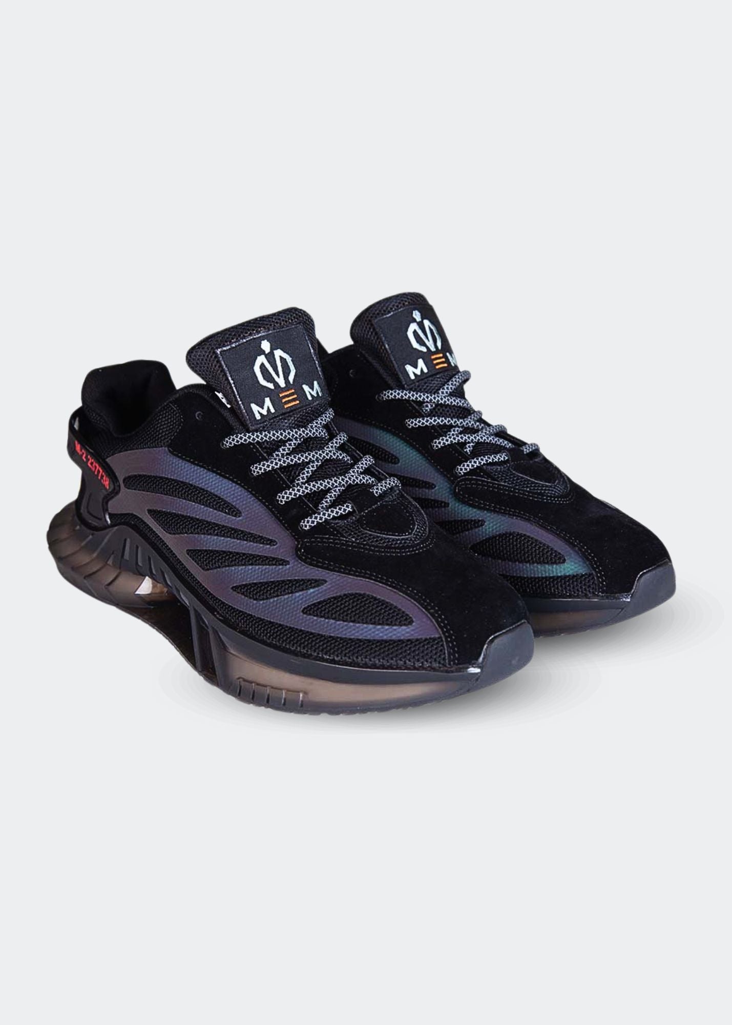 MEM Retro-Reflective Gym Shoes Black