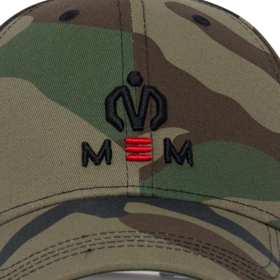 army print baseball cap with 3d embroidery