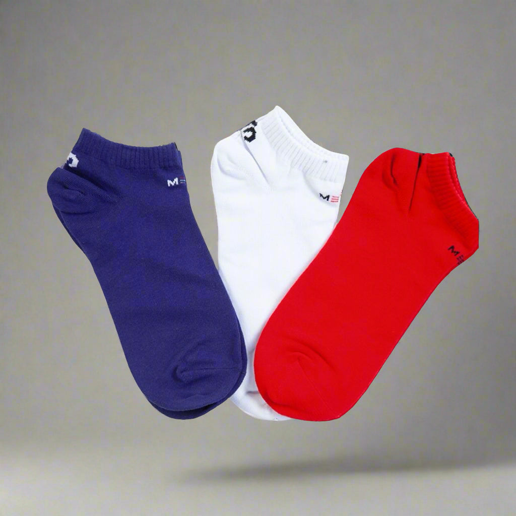 MEMFitness Unisex Gym Ankle Socks (Pack Of 3)