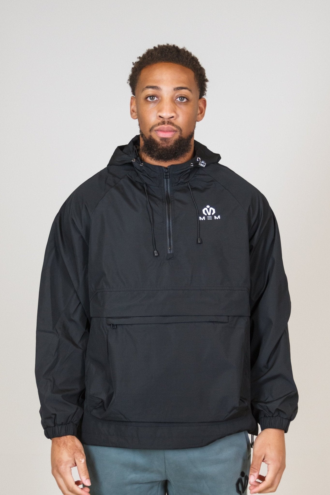 Black Water - Resistant Anorak Jacket - MEMFitness