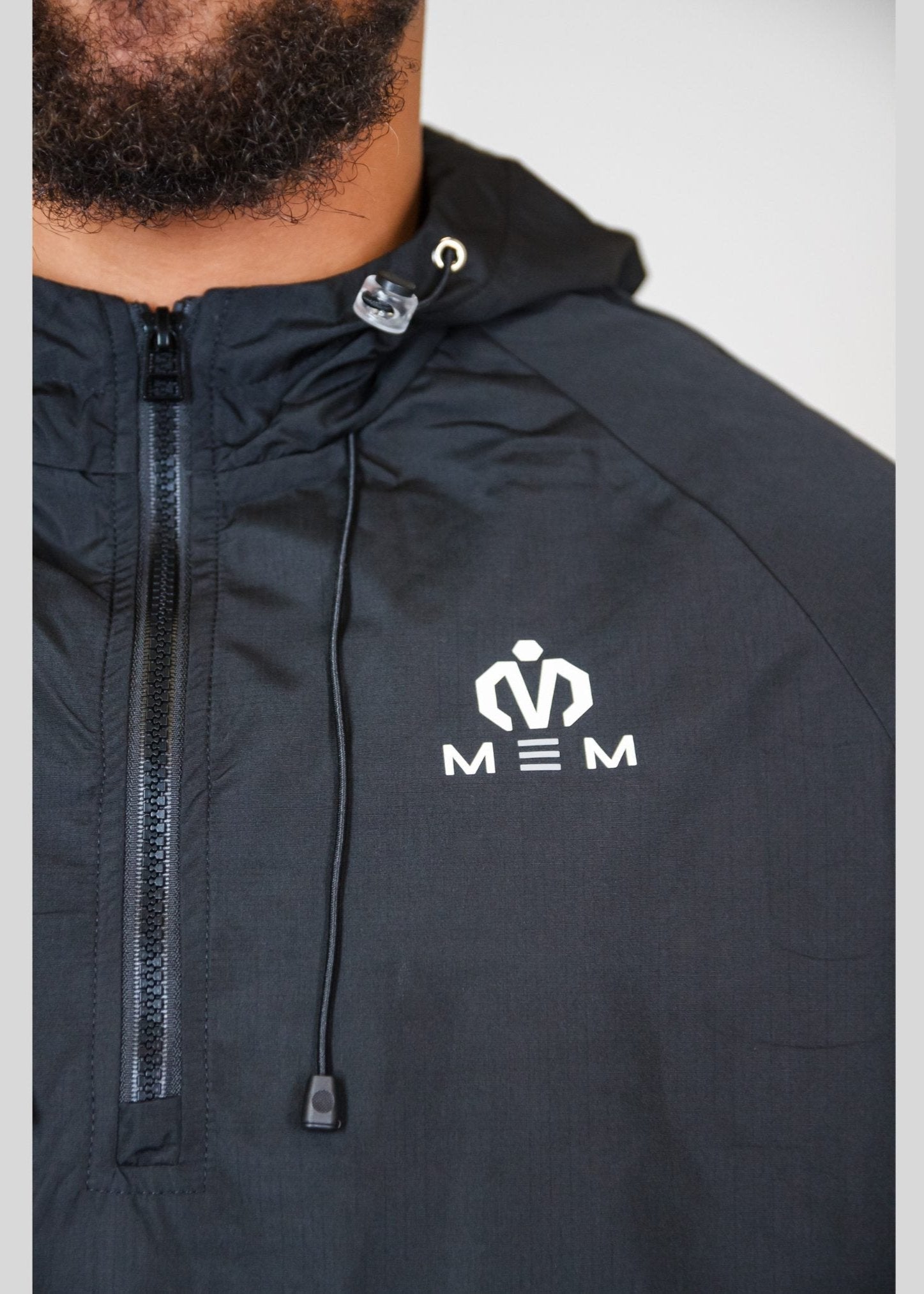 Black Water - Resistant Anorak Jacket - MEMFitness