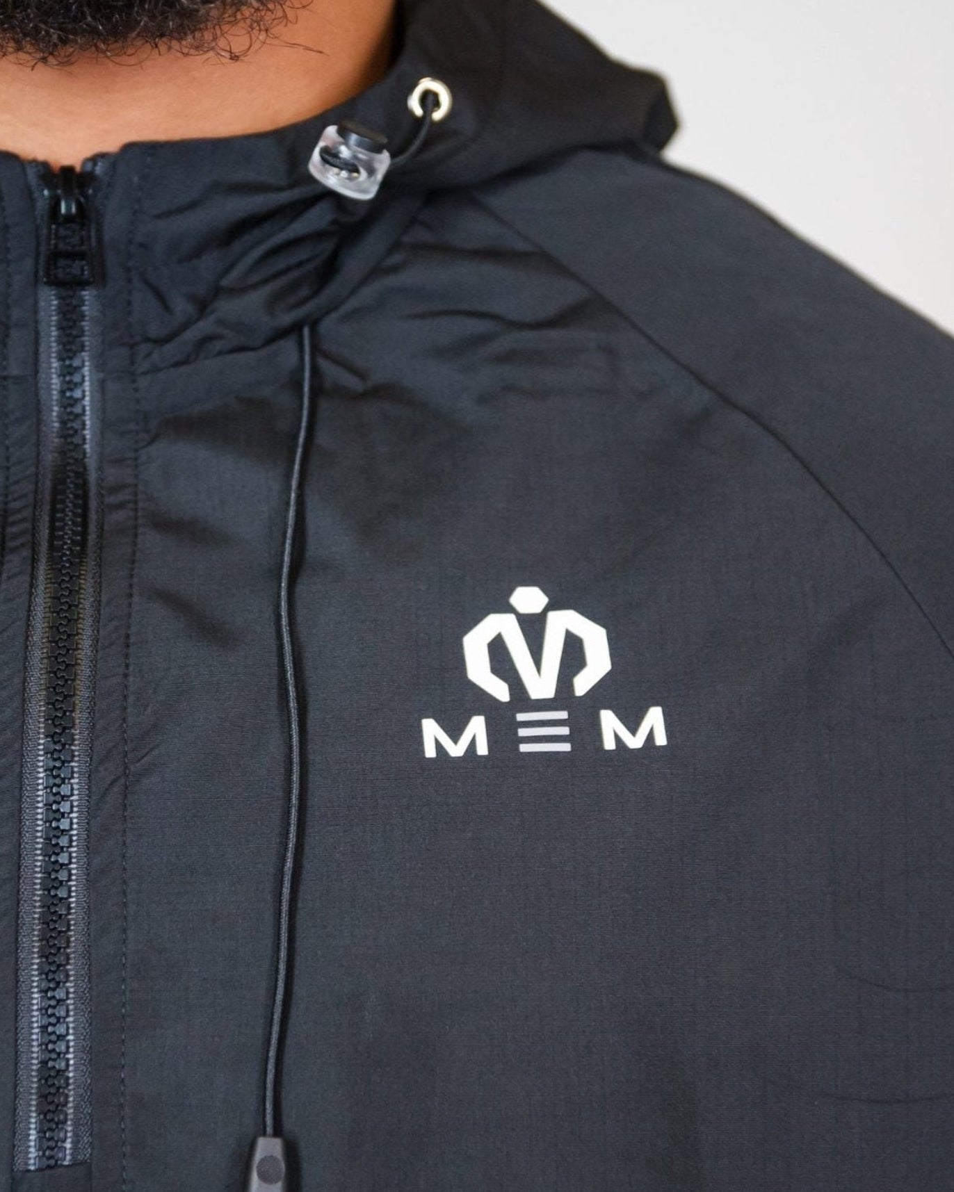 Black Water - Resistant Anorak Jacket - MEMFitness