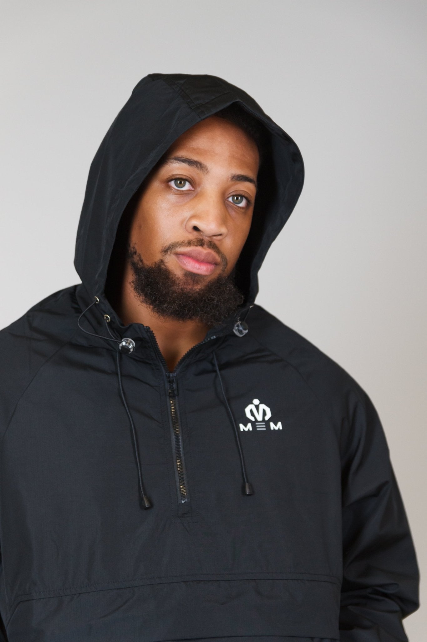 Black Water - Resistant Anorak Jacket - MEMFitness