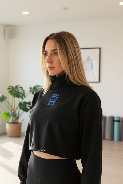 French Terry Crop Top Jumper