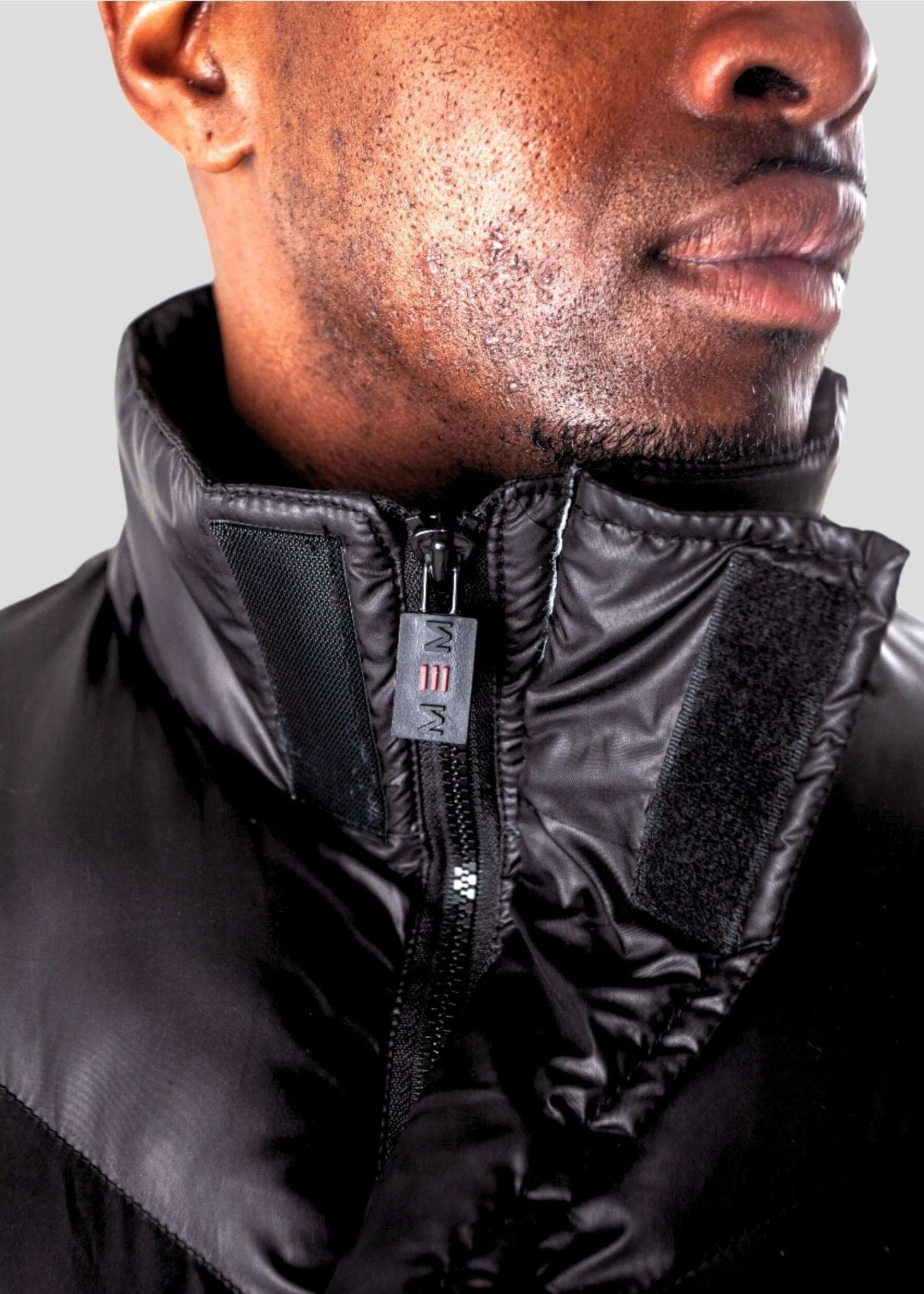 Matt Black Longline Puffer Jacket - MEMFitness