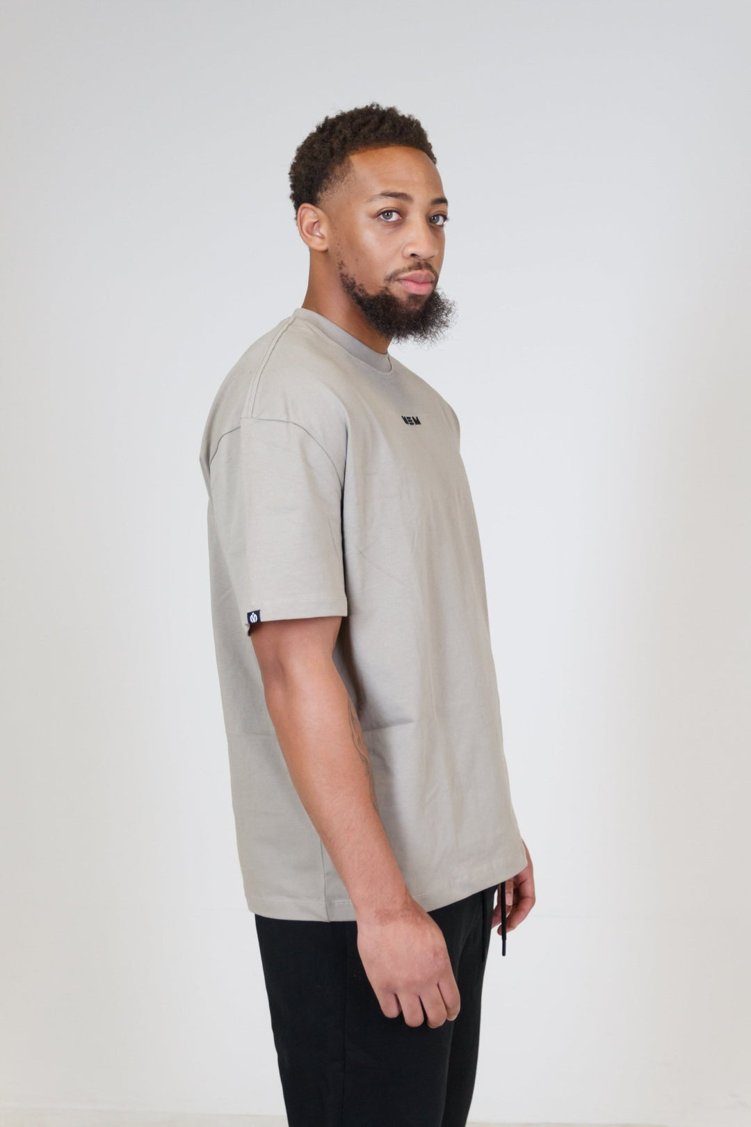 MEM 305G Heavyweight Oversized Tee - Beige - MEMFitness