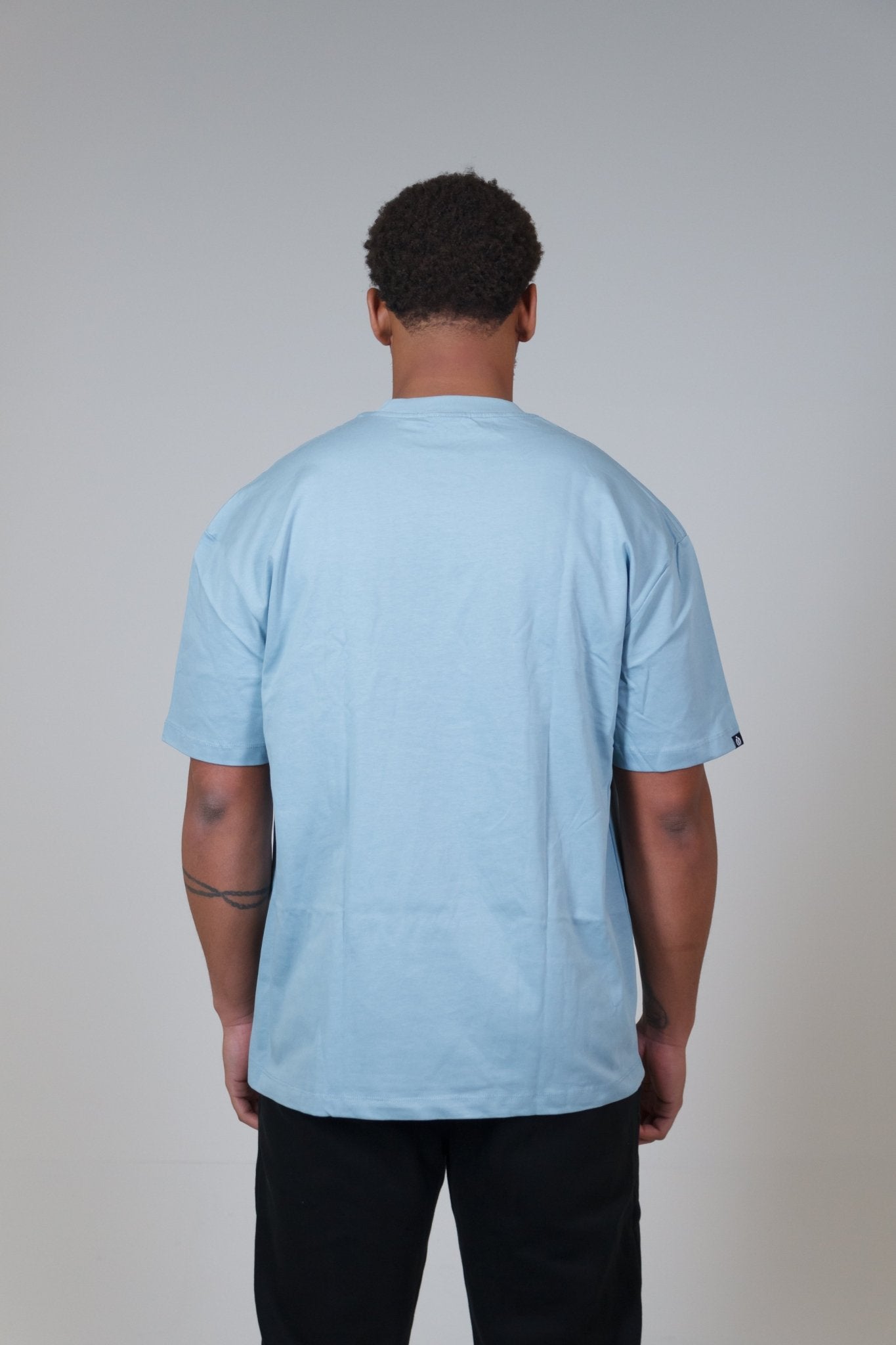 MEM 305G Heavyweight Oversized Tee - Blue - MEMFitness