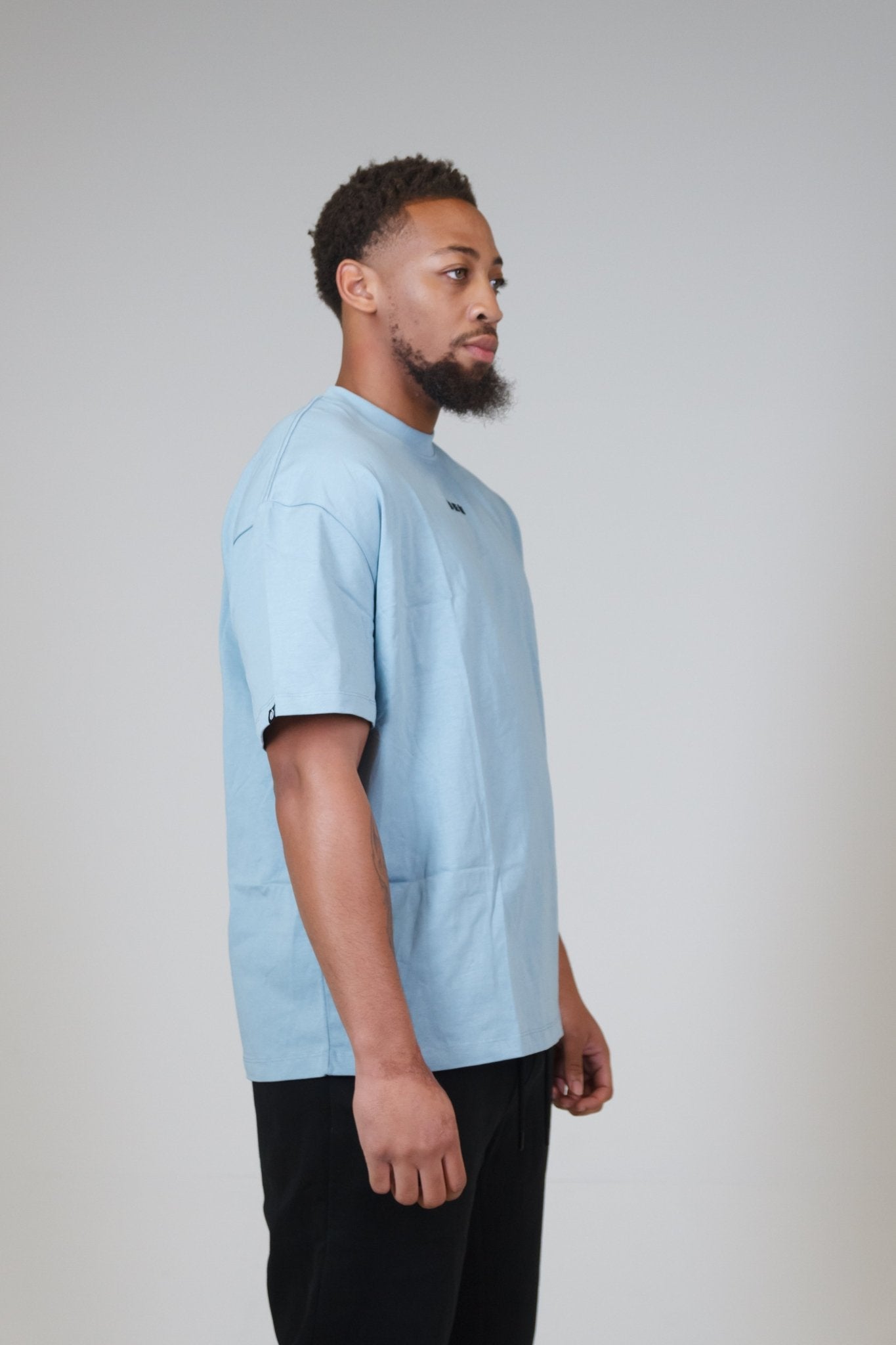 MEM 305G Heavyweight Oversized Tee - Blue - MEMFitness