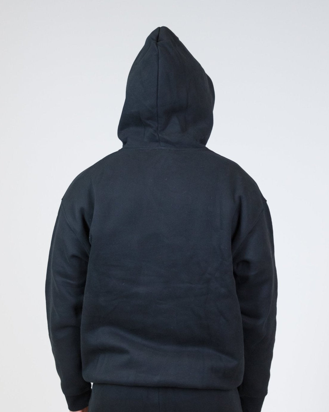 MEM 345G Heavyweight Fleece Hoodie – Black - MEMFitness