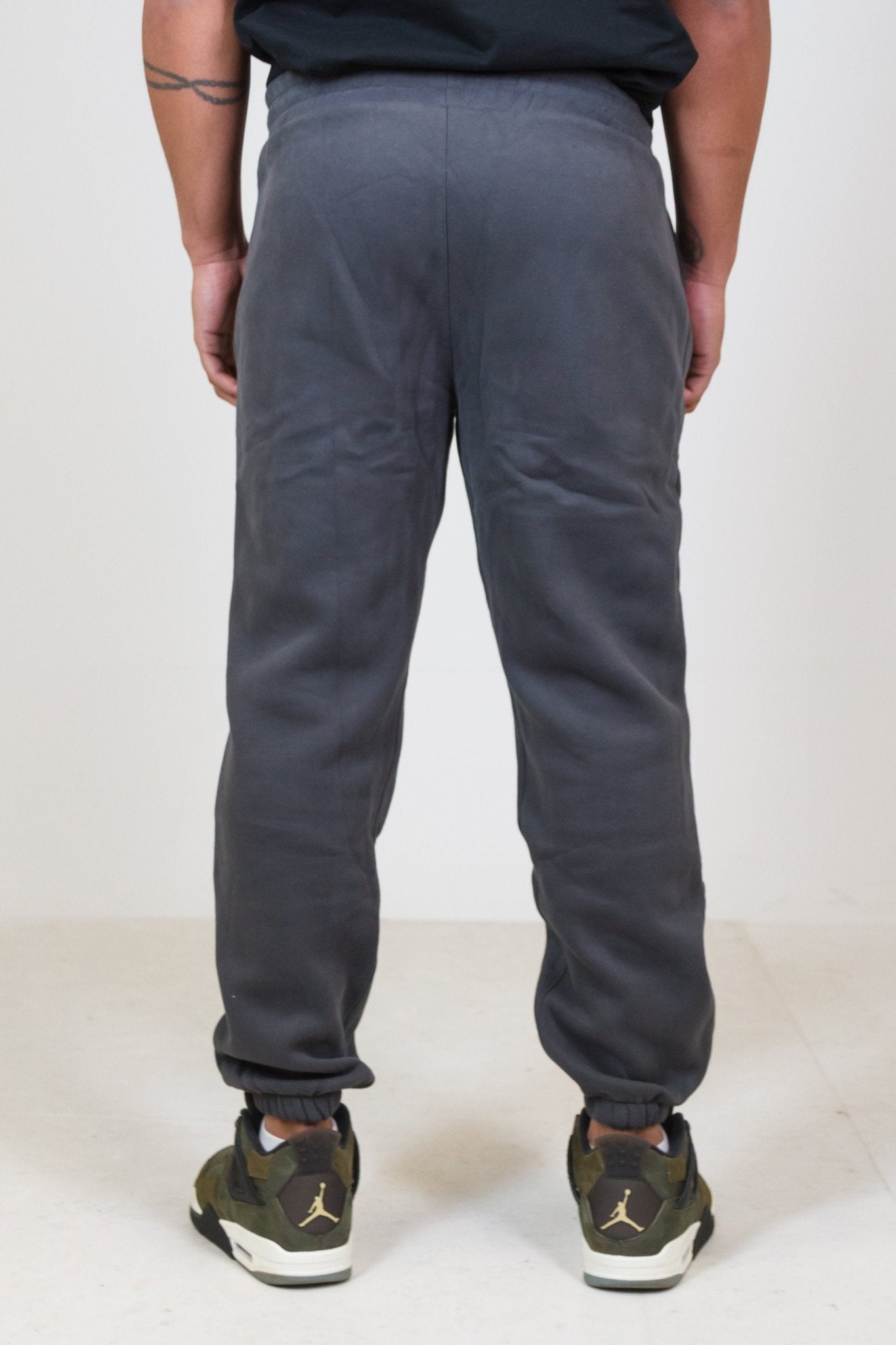 MEM 345G Heavyweight Fleece Joggers - Grey - MEMFitness