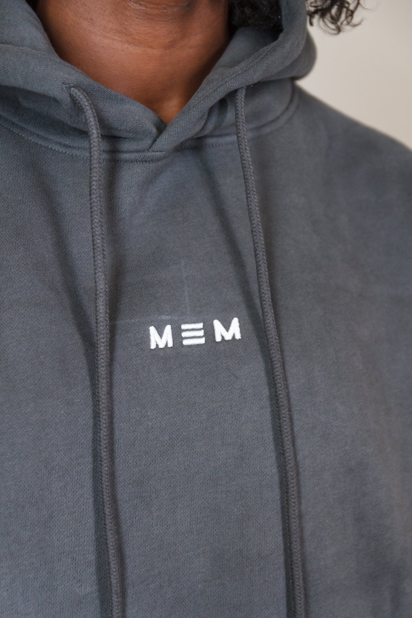MEM 345g Oversized Heavyweight Hoodie - Grey - MEMFitness