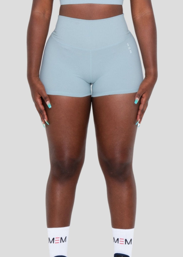 MEM 6" Bike Shorts BaBy Blue - MEMFitness