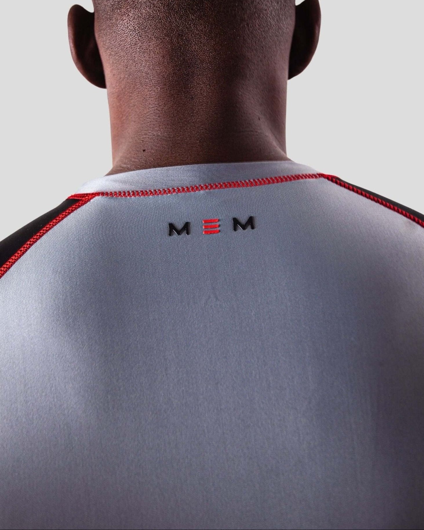 MEM Ambition Men's Compression Top – Grey/Black - MEMFitness