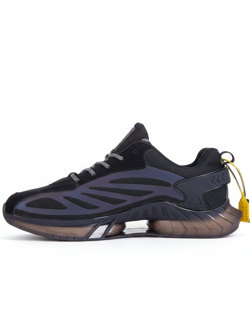 MEM Retro - Reflective Gym Shoes Black - MEMFitness