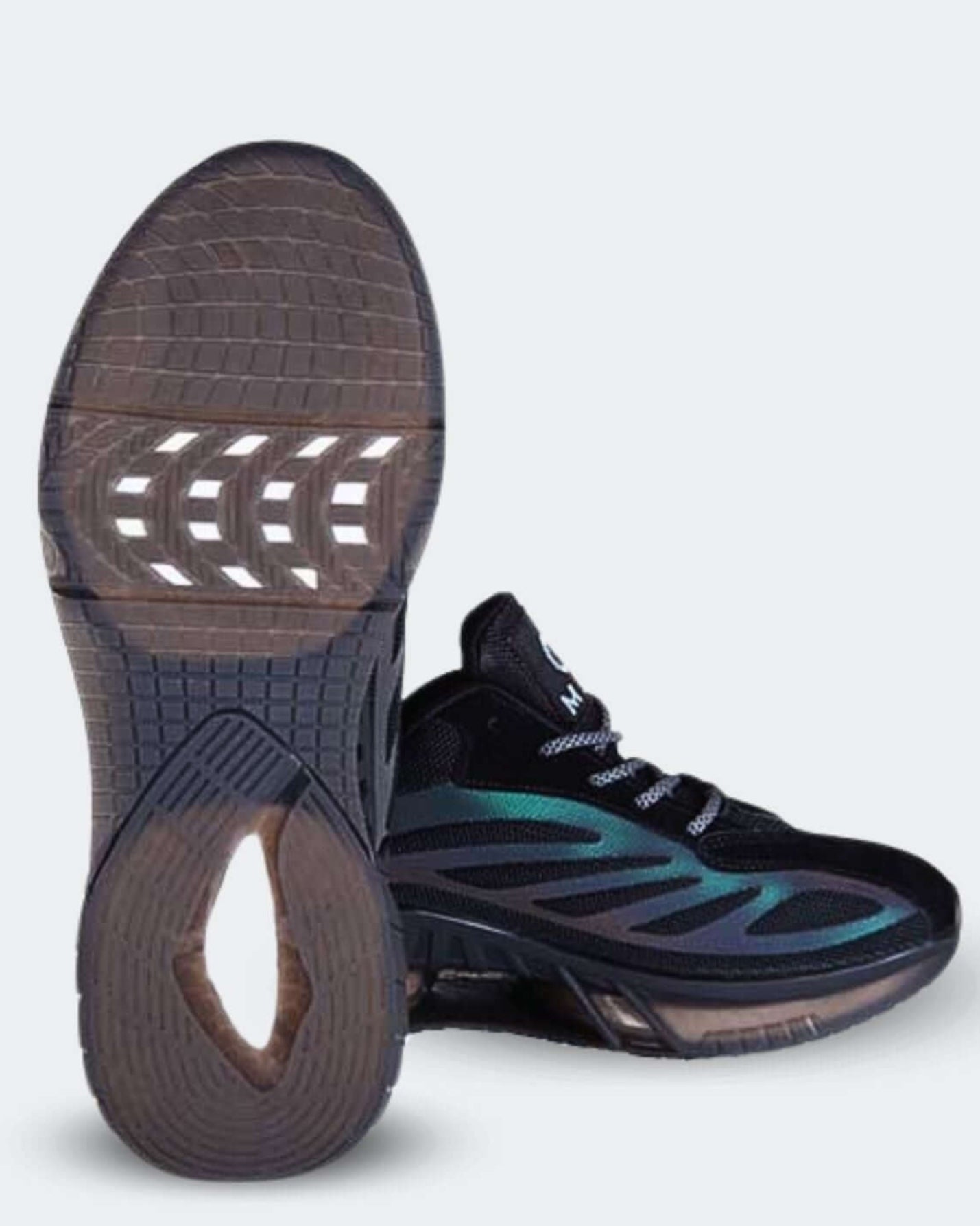 MEM Retro - Reflective Gym Shoes Black - MEMFitness