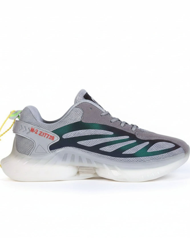 MEM Retro - Reflective Gym Shoes Grey - MEMFitness