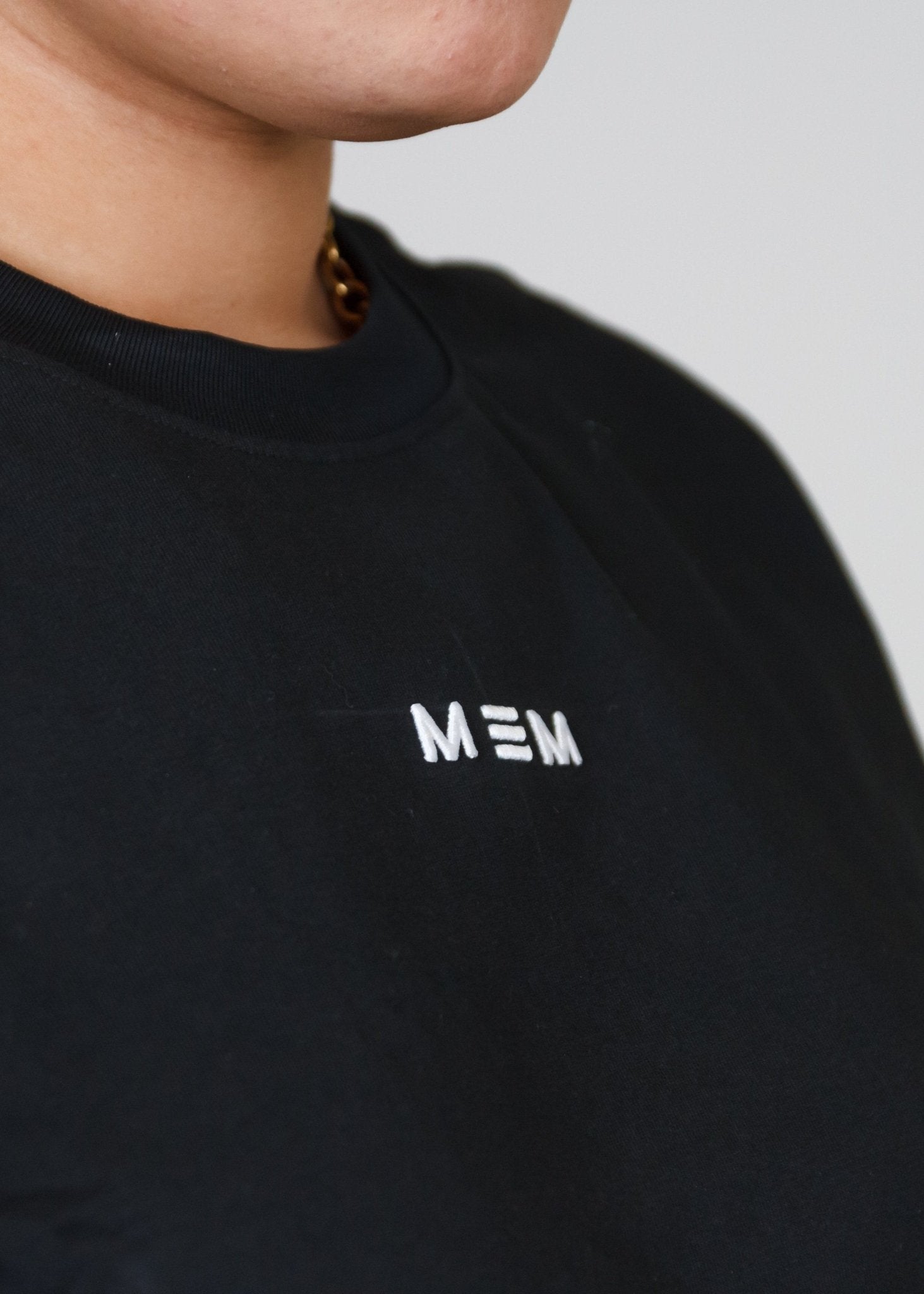 MEM Unisex 305G Heavyweight Oversized Tee - Black - MEMFitness