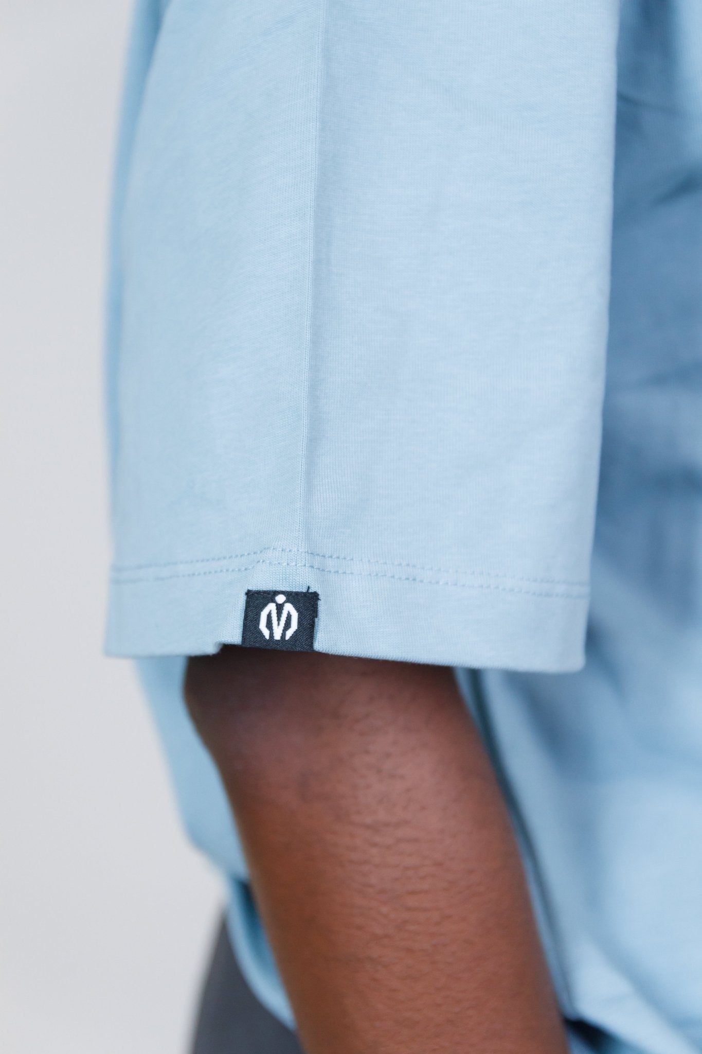 MEM Unisex 305G Heavyweight Oversized Tee - Blue - MEMFitness