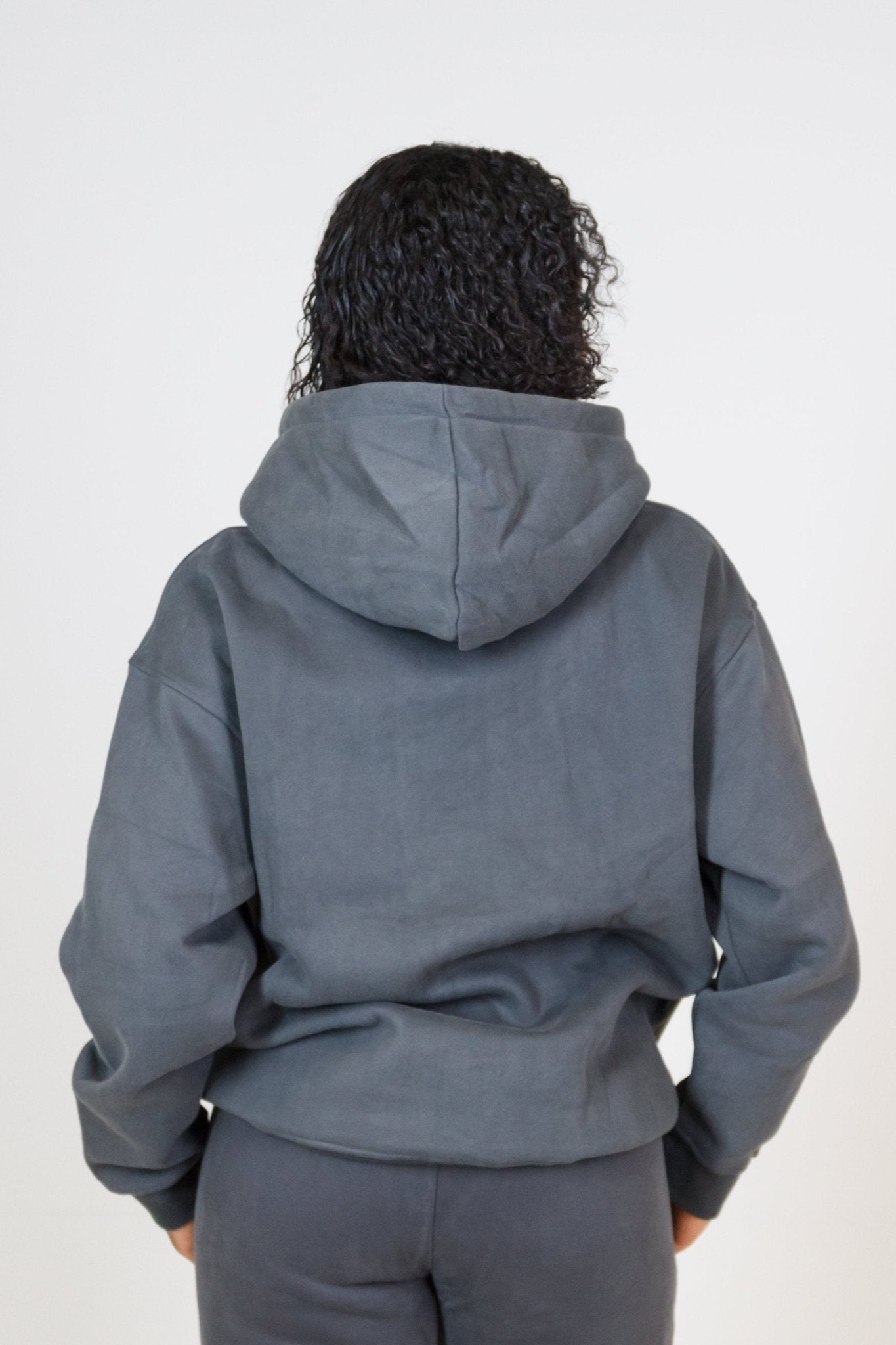 MEM Unisex 345G Oversized Heavyweight Fleece Hoodie - Grey - MEMFitness