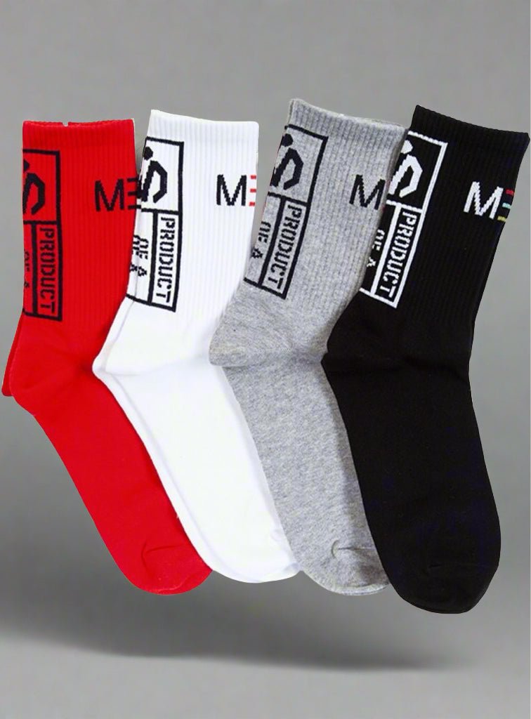 MEM Unisex Athletic Socks (Pack Of 4) - MEMFitness
