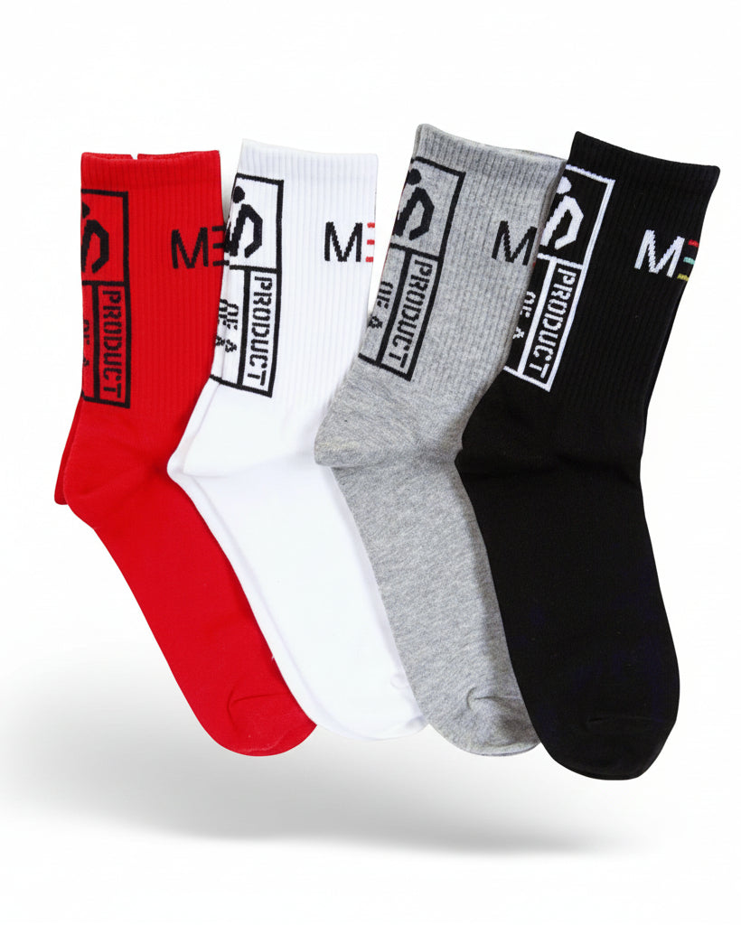 MEM Unisex Athletic Socks (Pack Of 4) - MEMFitness