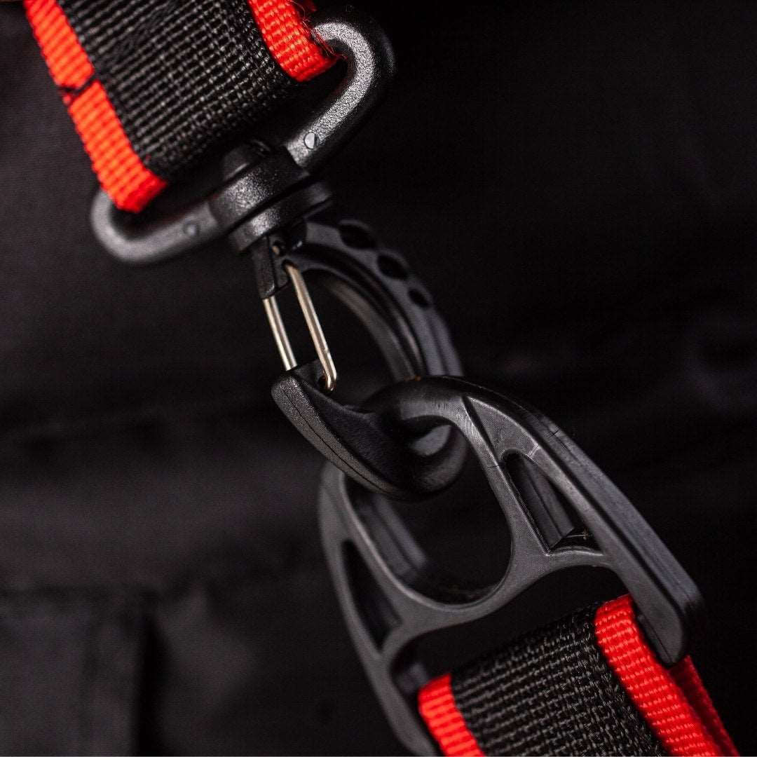 MEM Utility Duffle Bag Black Red - MEMFitness