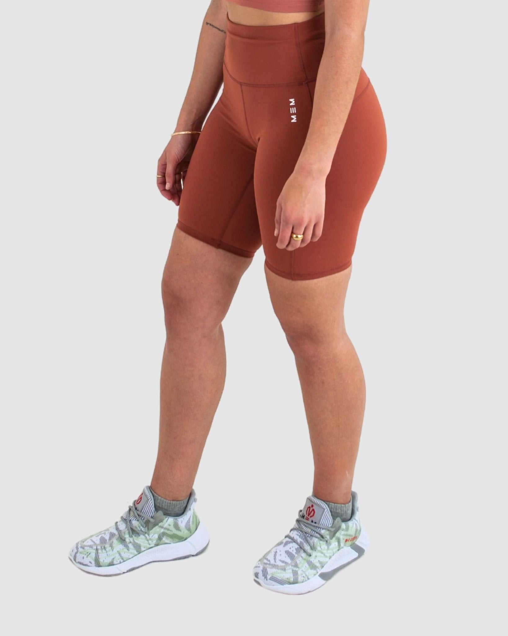 MEM Women 8" High Rise Biker Shorts - MEMFitness