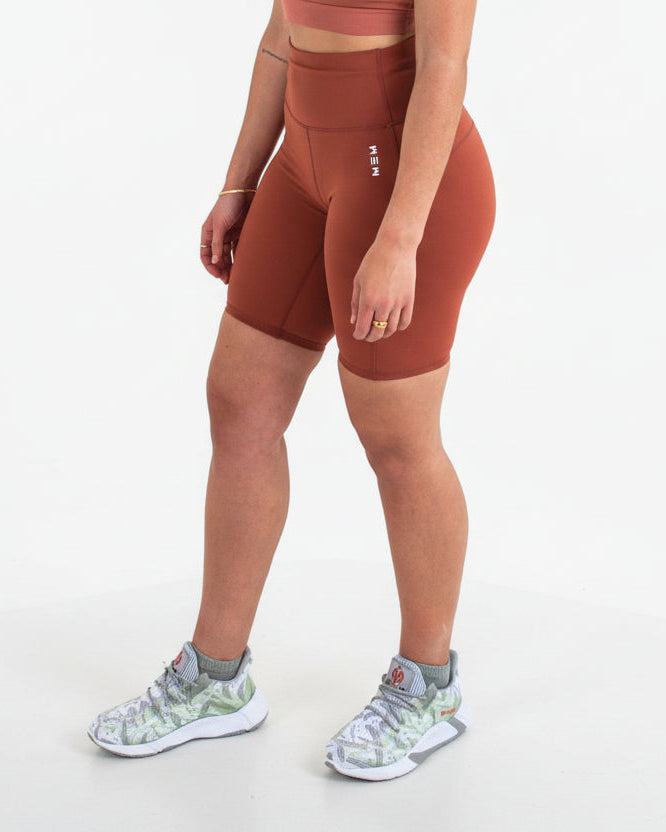MEM Women 8" High Rise Biker Shorts - MEMFitness