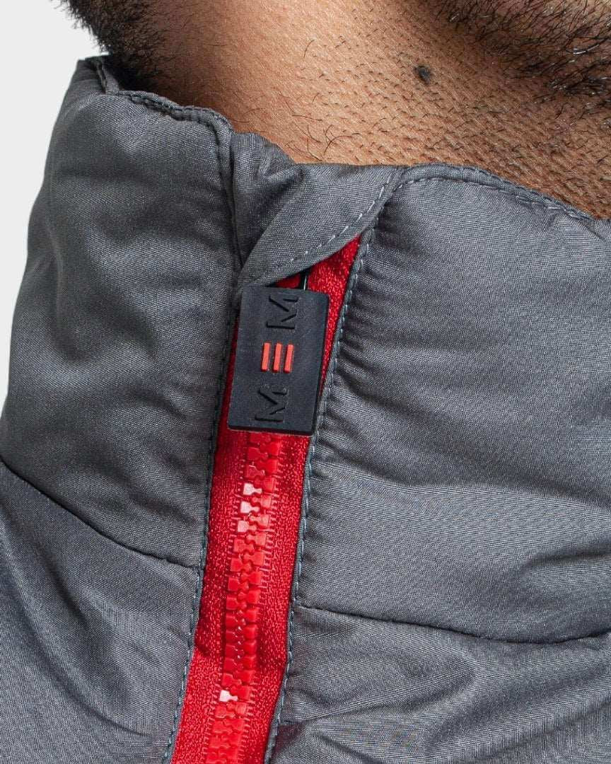 MEMFitness Armour Gilet Grey Waist Jacket - MEMFitness