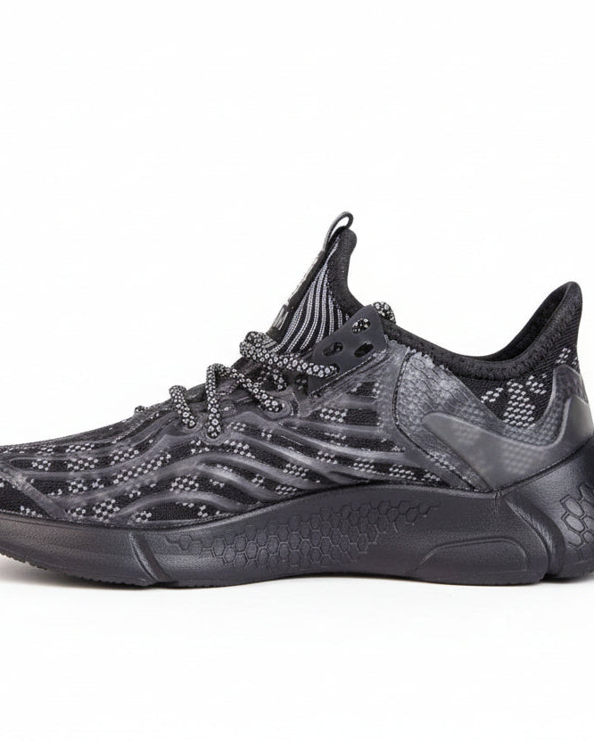 MEMFitness Aspire Fly - knit Gym/Running Shoes Black - MEMFitness