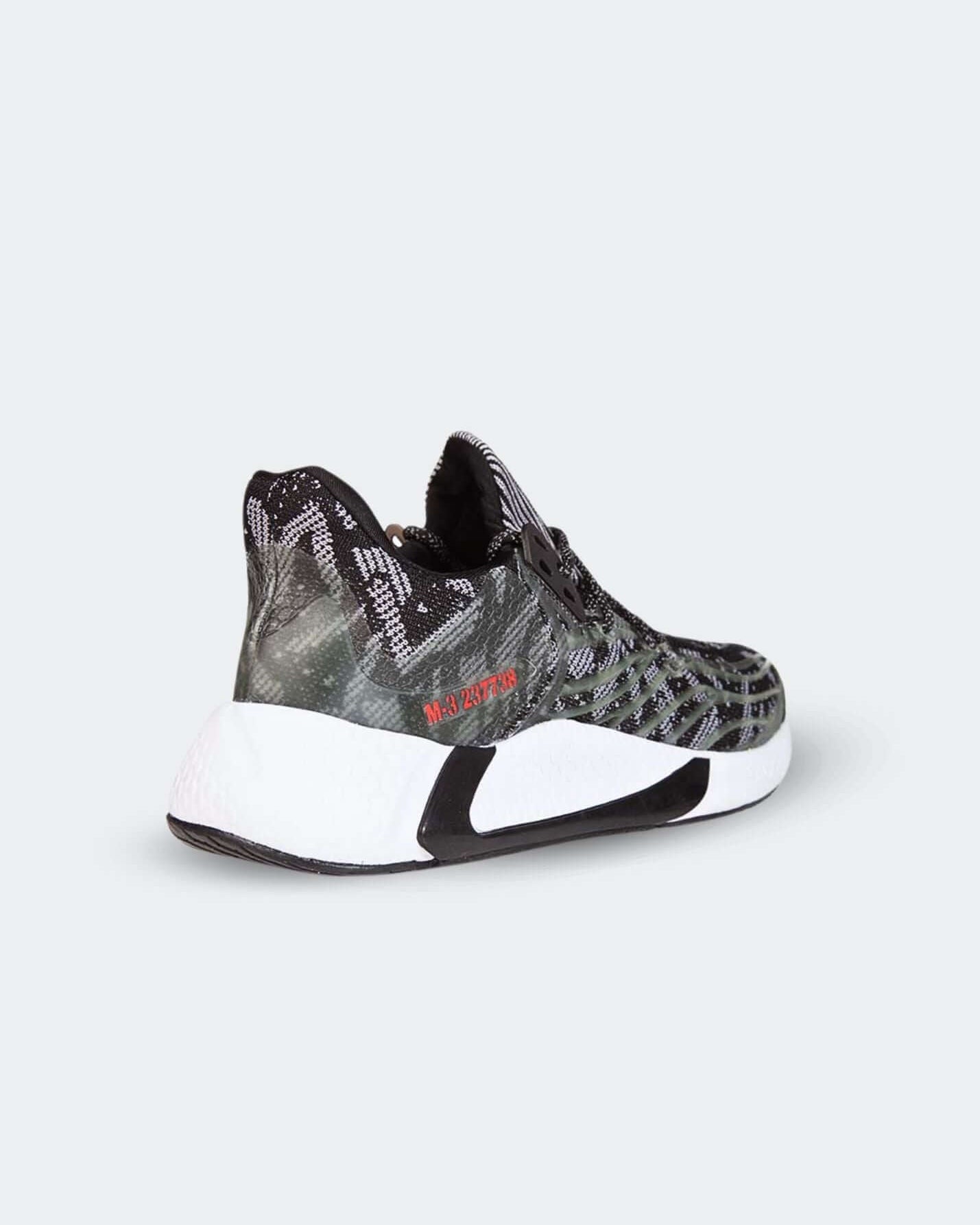 MEMFitness Aspire Fly - knit Gym/Running Shoes Black & Grey - MEMFitness