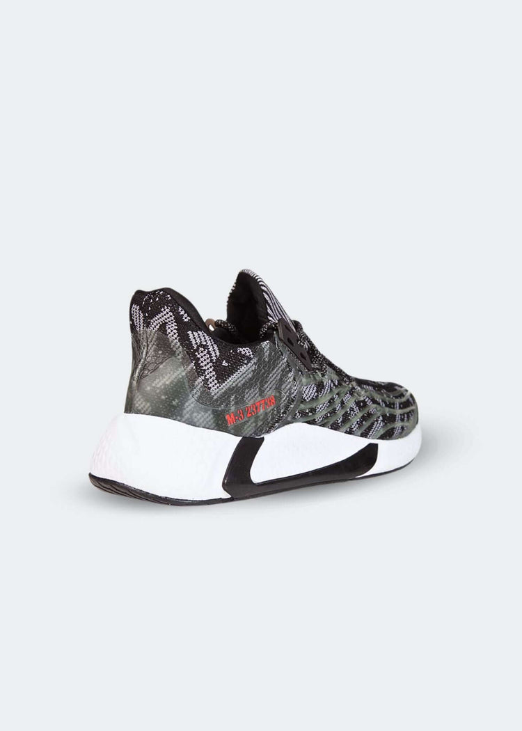 MEMFitness Aspire Fly - knit Gym/Running Shoes Black & Grey - MEMFitness