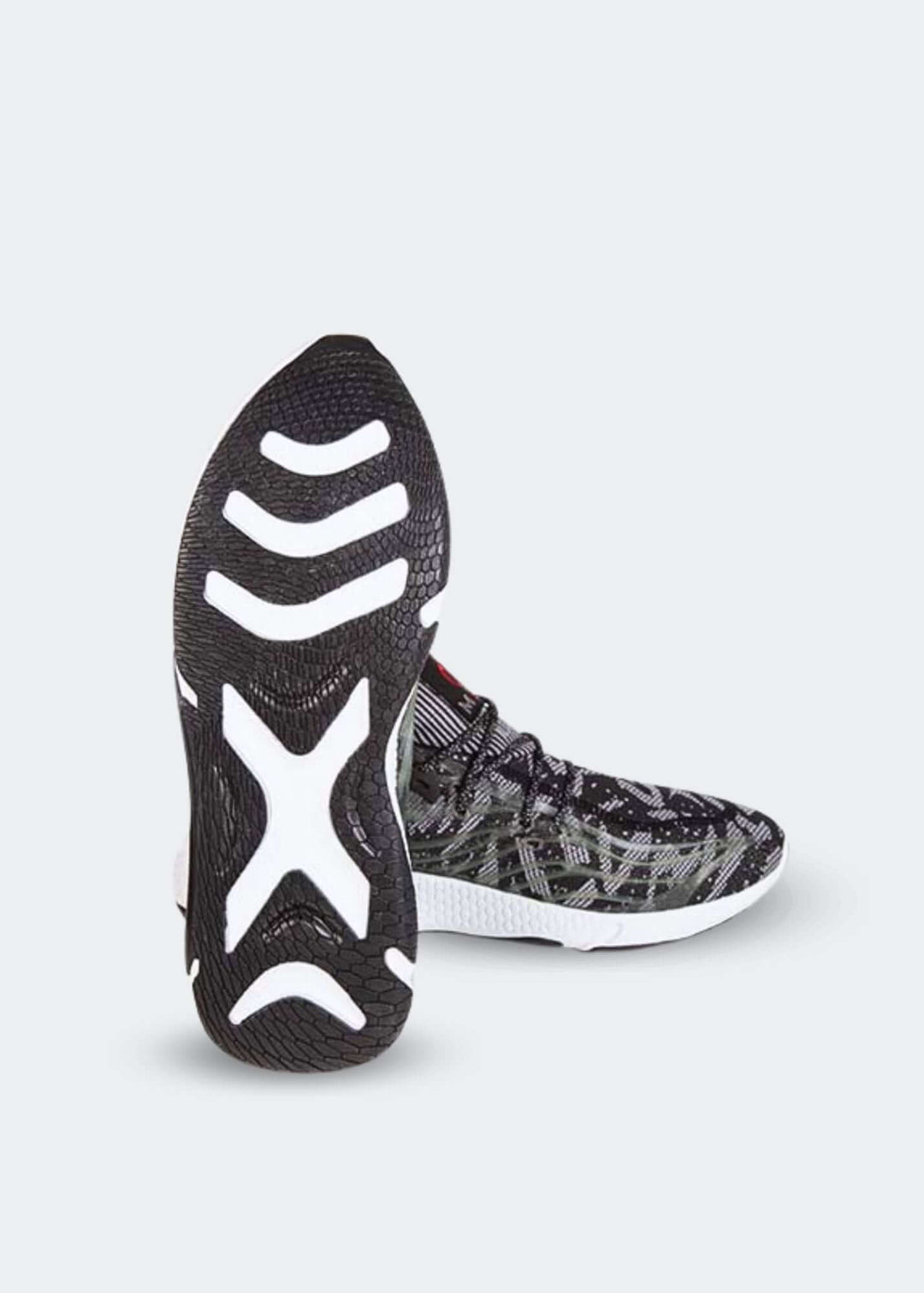 MEMFitness Aspire Fly - knit Gym/Running Shoes Black & Grey - MEMFitness