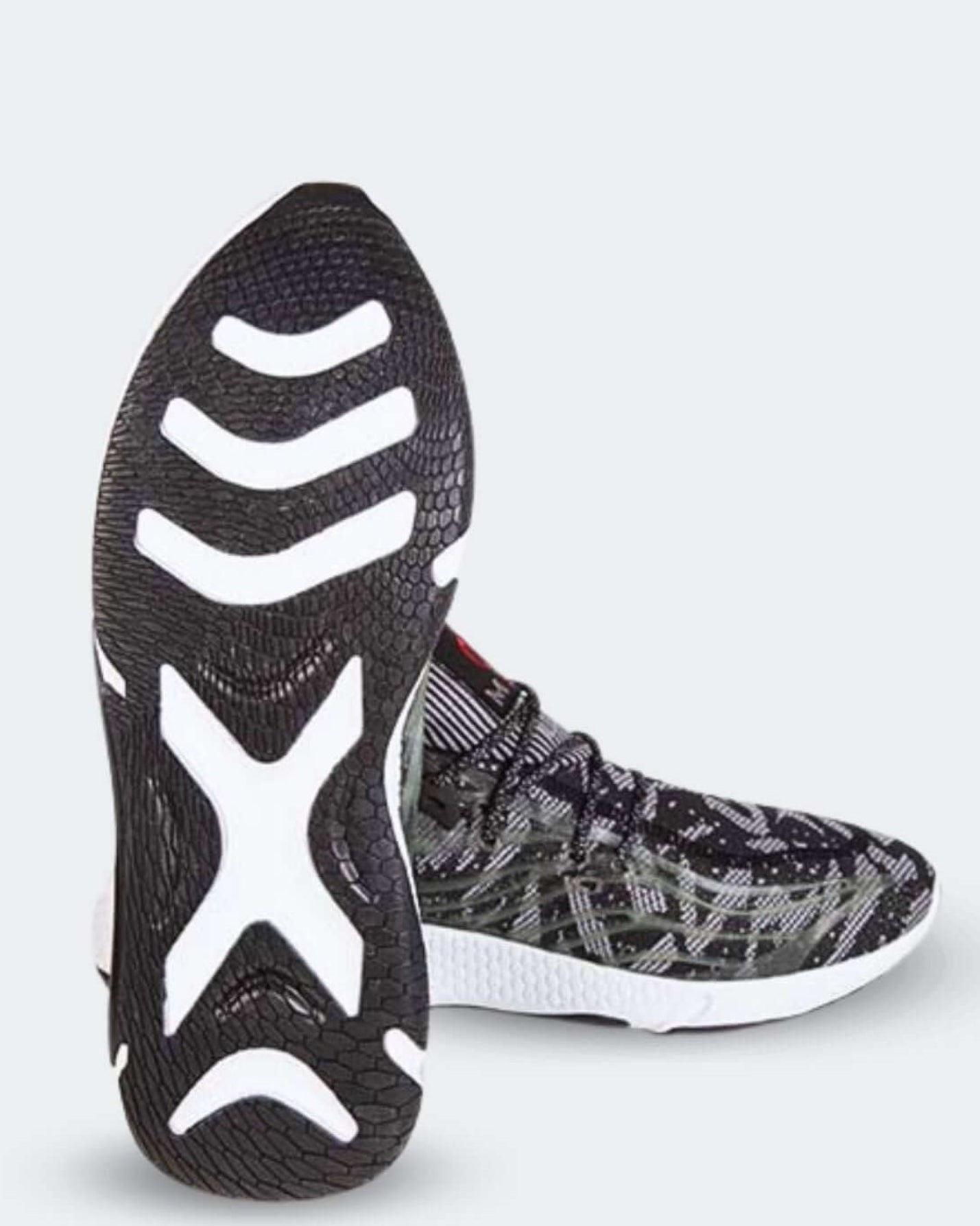 MEMFitness Aspire Fly - knit Gym/Running Shoes Black & Grey - MEMFitness