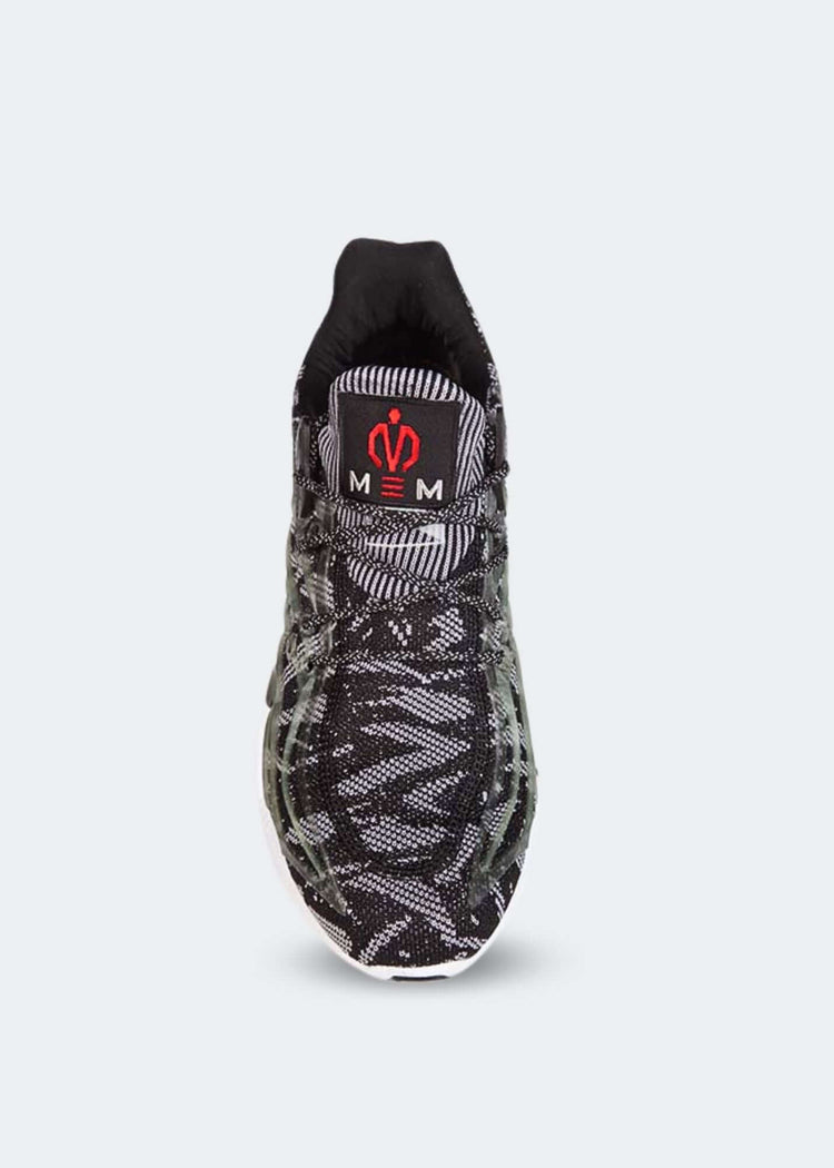 MEMFitness Aspire Fly - knit Gym/Running Shoes Black & Grey - MEMFitness