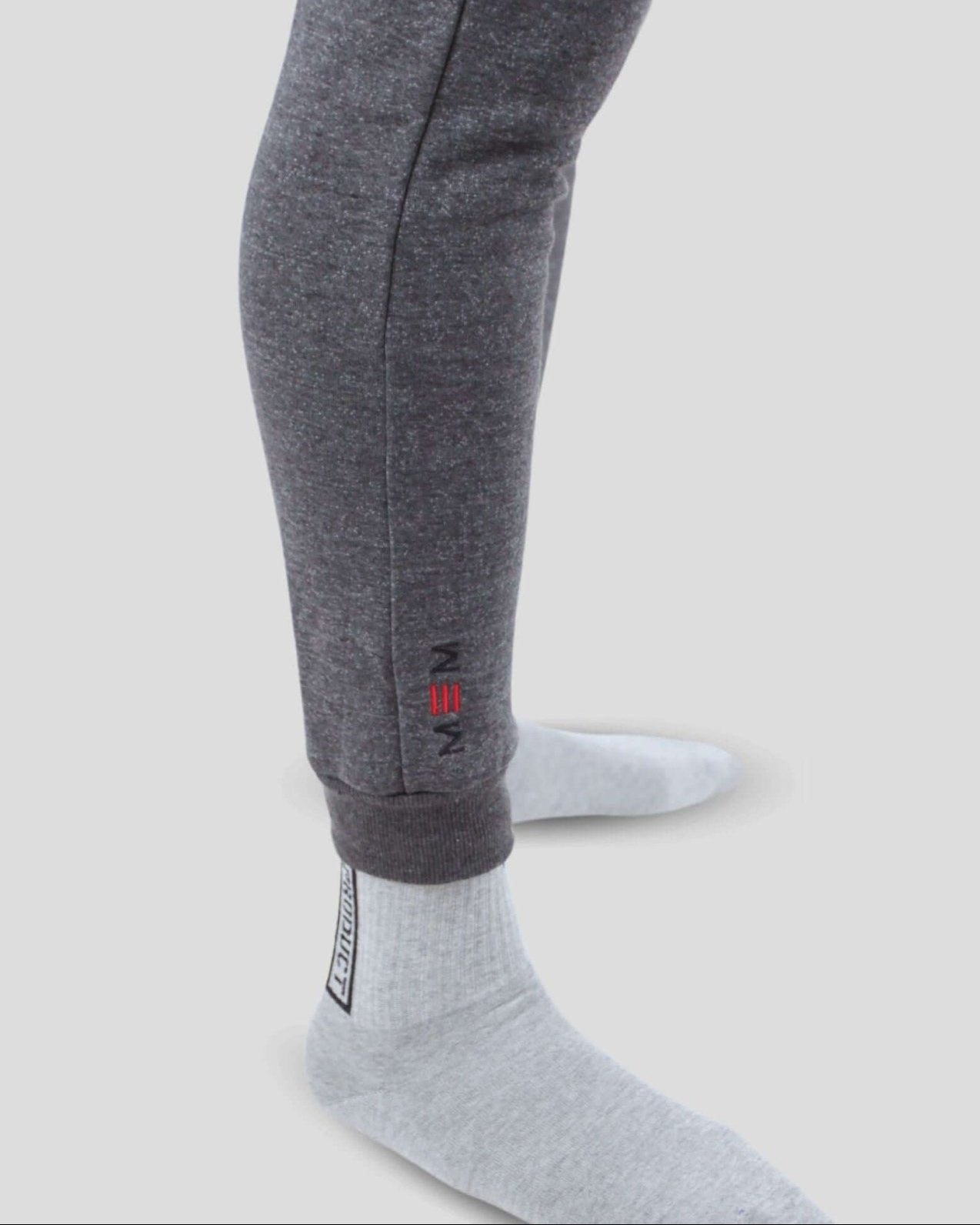 MEMFitness Classic Air Walk French Terry Joggers Charcoal Grey - MEMFitness