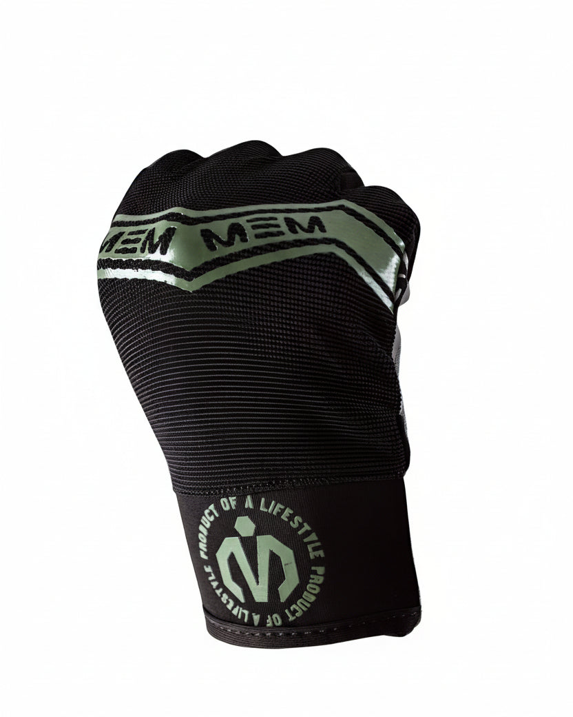 MEMFitness Cross - fit Gloves Black Green - MEMFitness