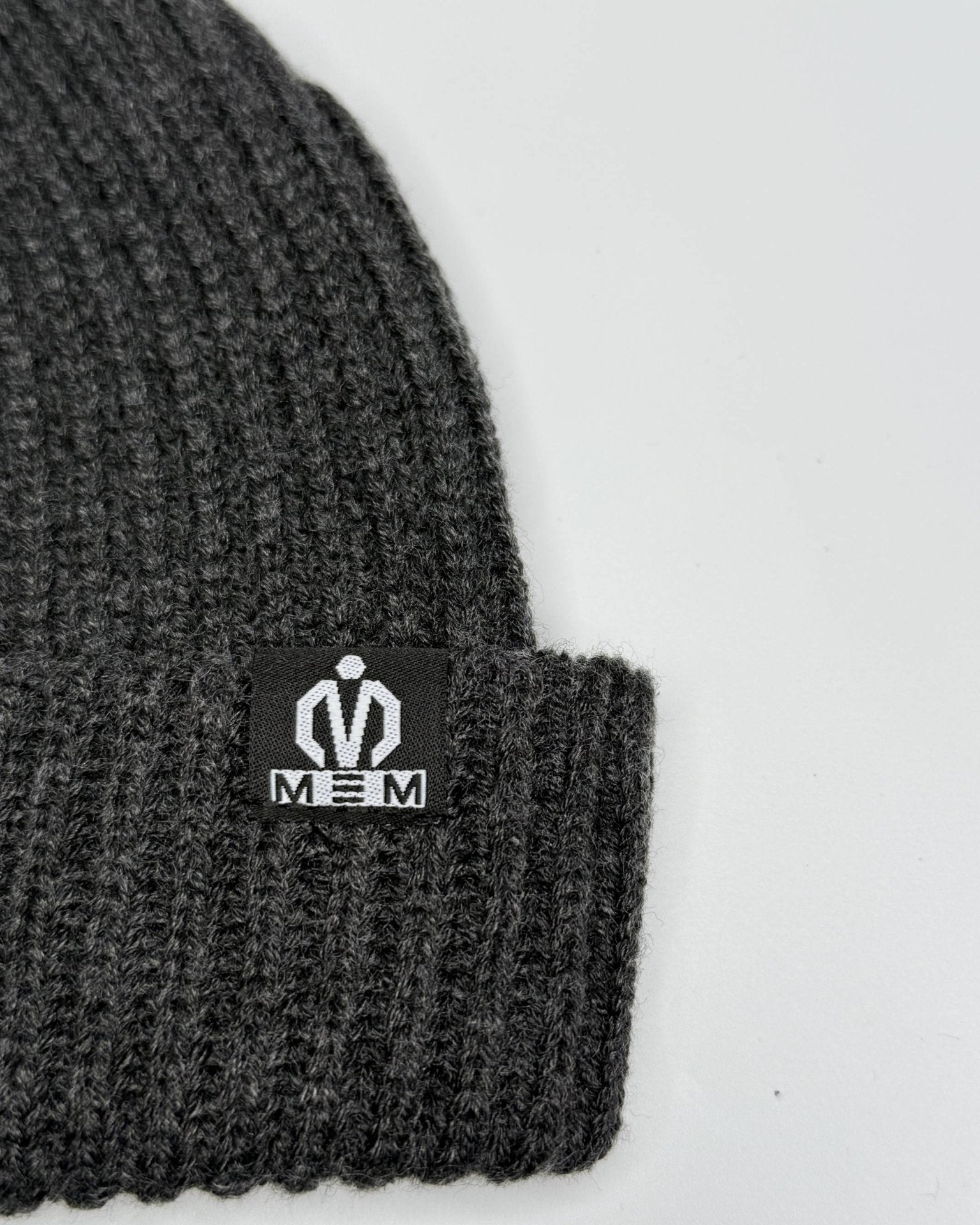 MEMFitness Fisherman Beanie – Unisex Winter Knit Hat - Charcoal Grey - MEMFitness