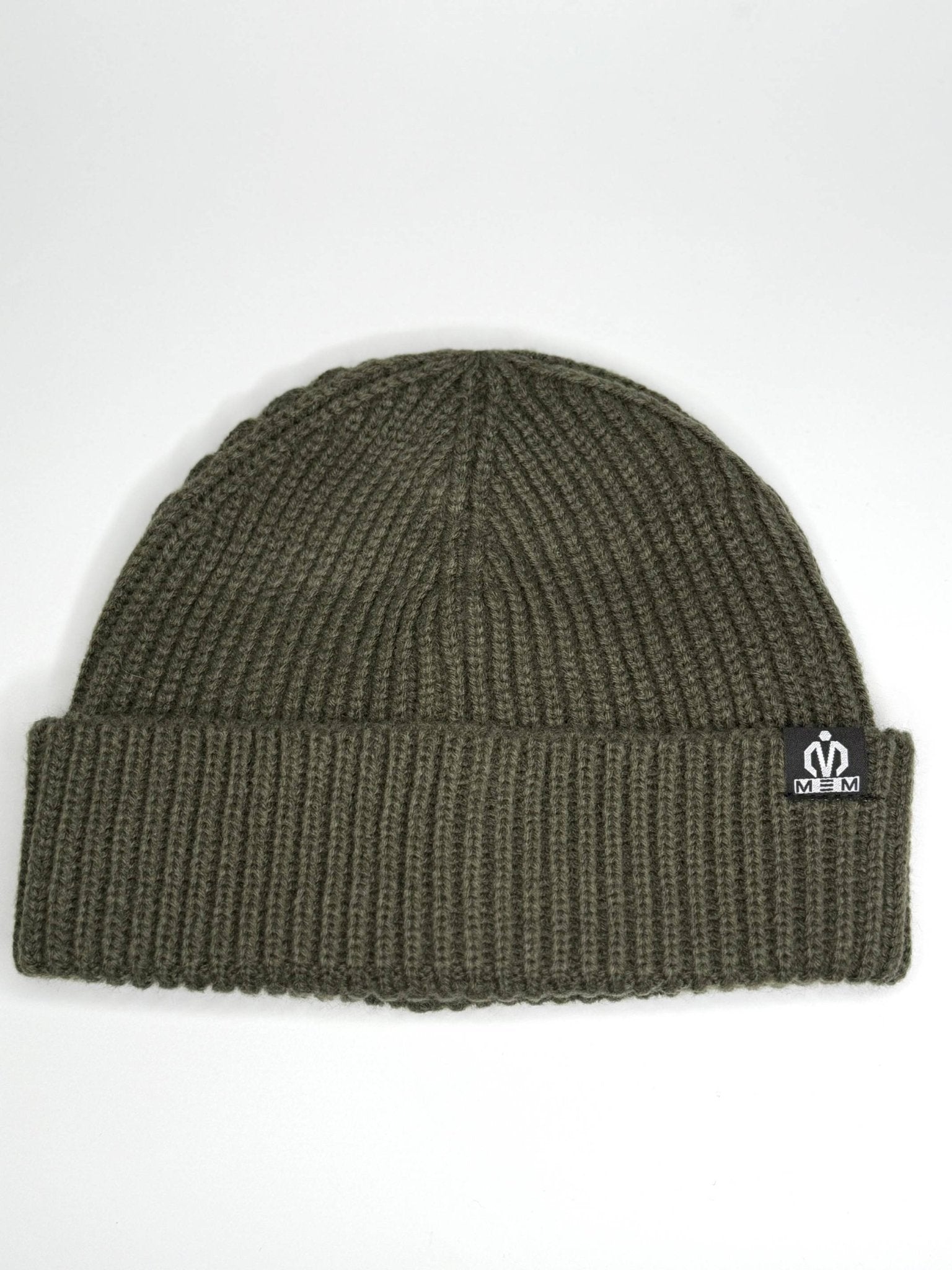 MEMFitness Fisherman Beanie – Unisex Winter Knit Hat - Khaki - MEMFitness