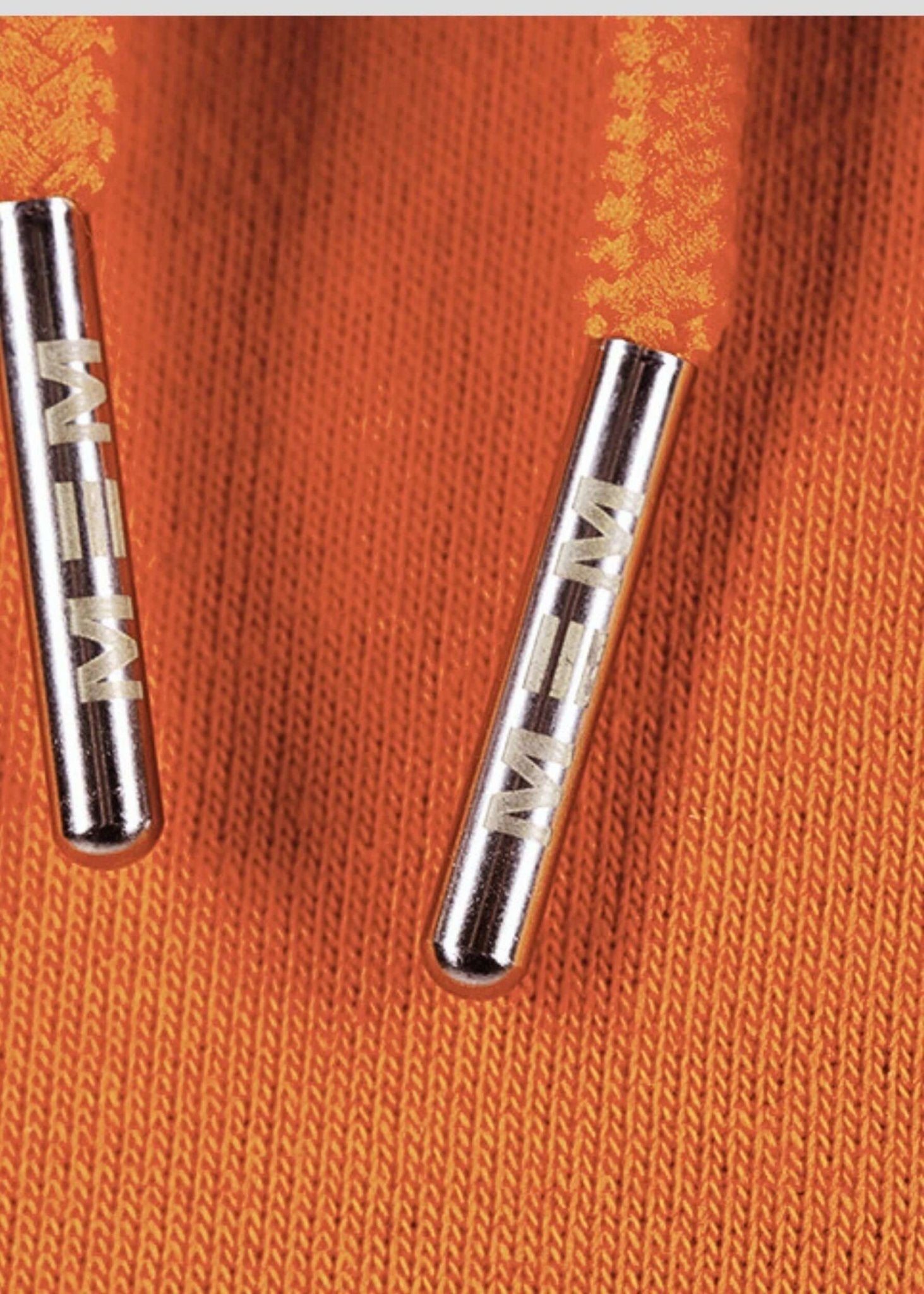 MEMFitness French Terry Orange Sleeveless Hoodie - MEMFitness