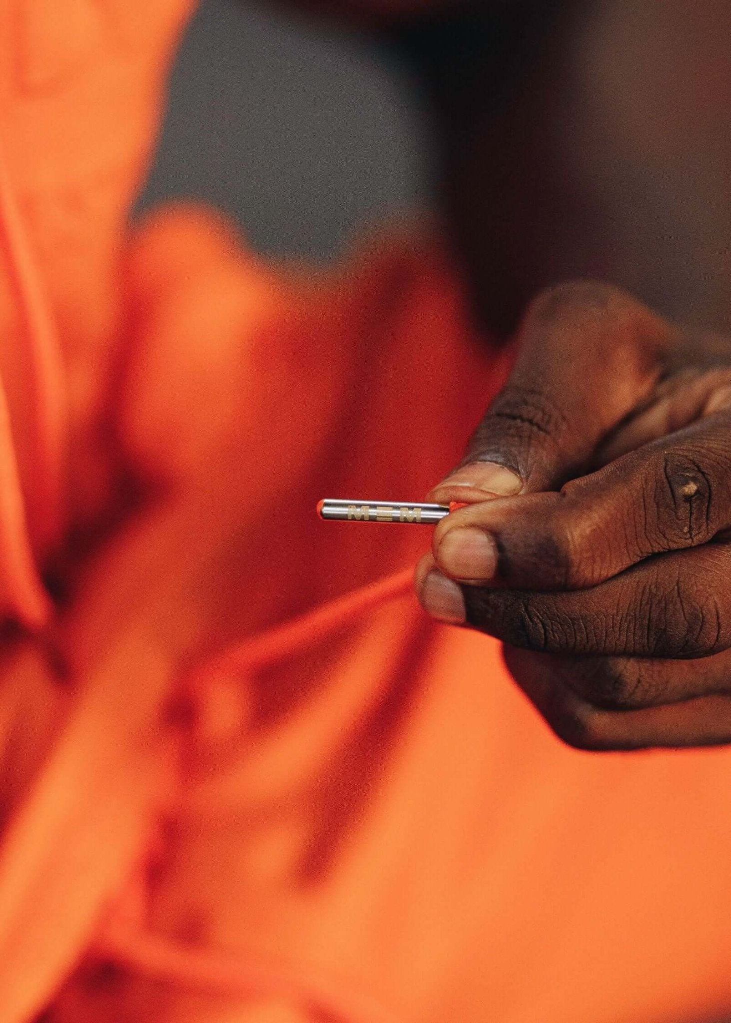 MEMFitness French Terry Orange Sleeveless Hoodie - MEMFitness