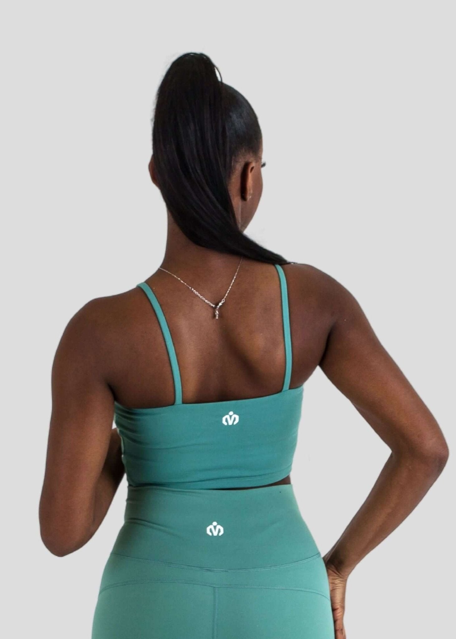 MEMFitness Power Vest Bra Mint Green - MEMFitness