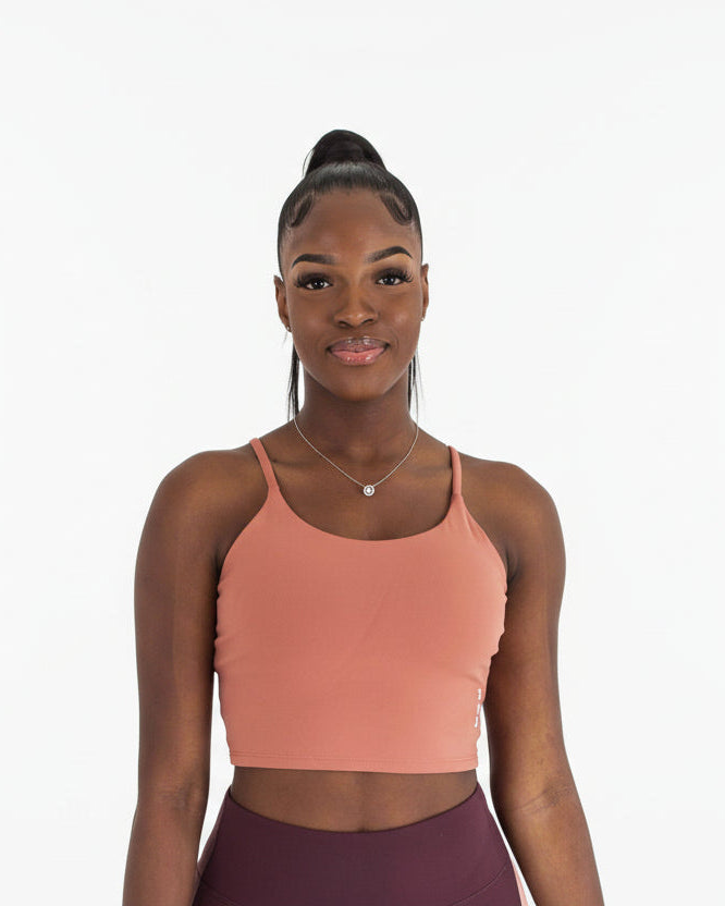 MEMFitness Power Vest Bra Peach - MEMFitness