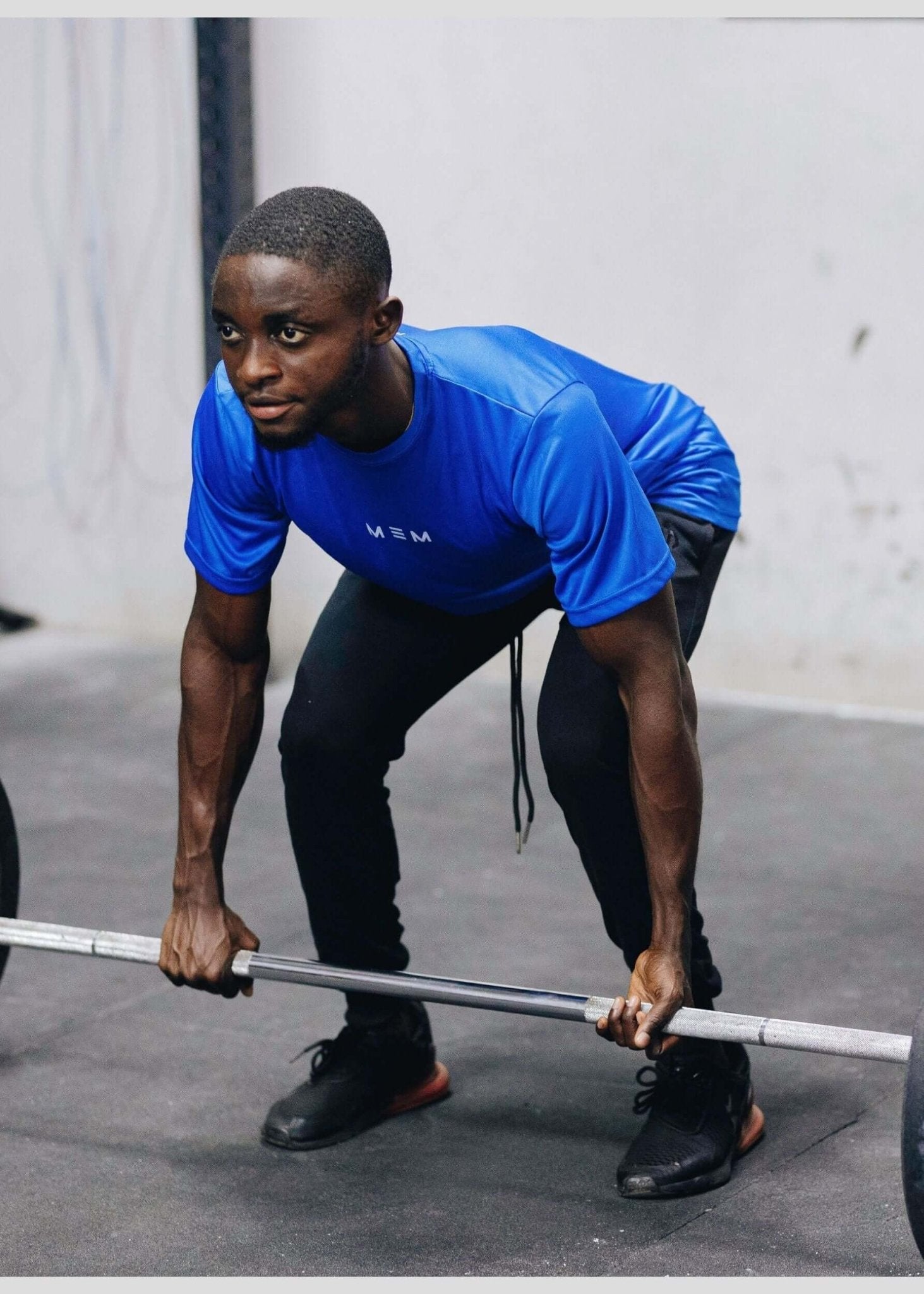 MEMFitness Quick Dry Anti - Bacteria Peak Training Blue Tee - MEMFitness