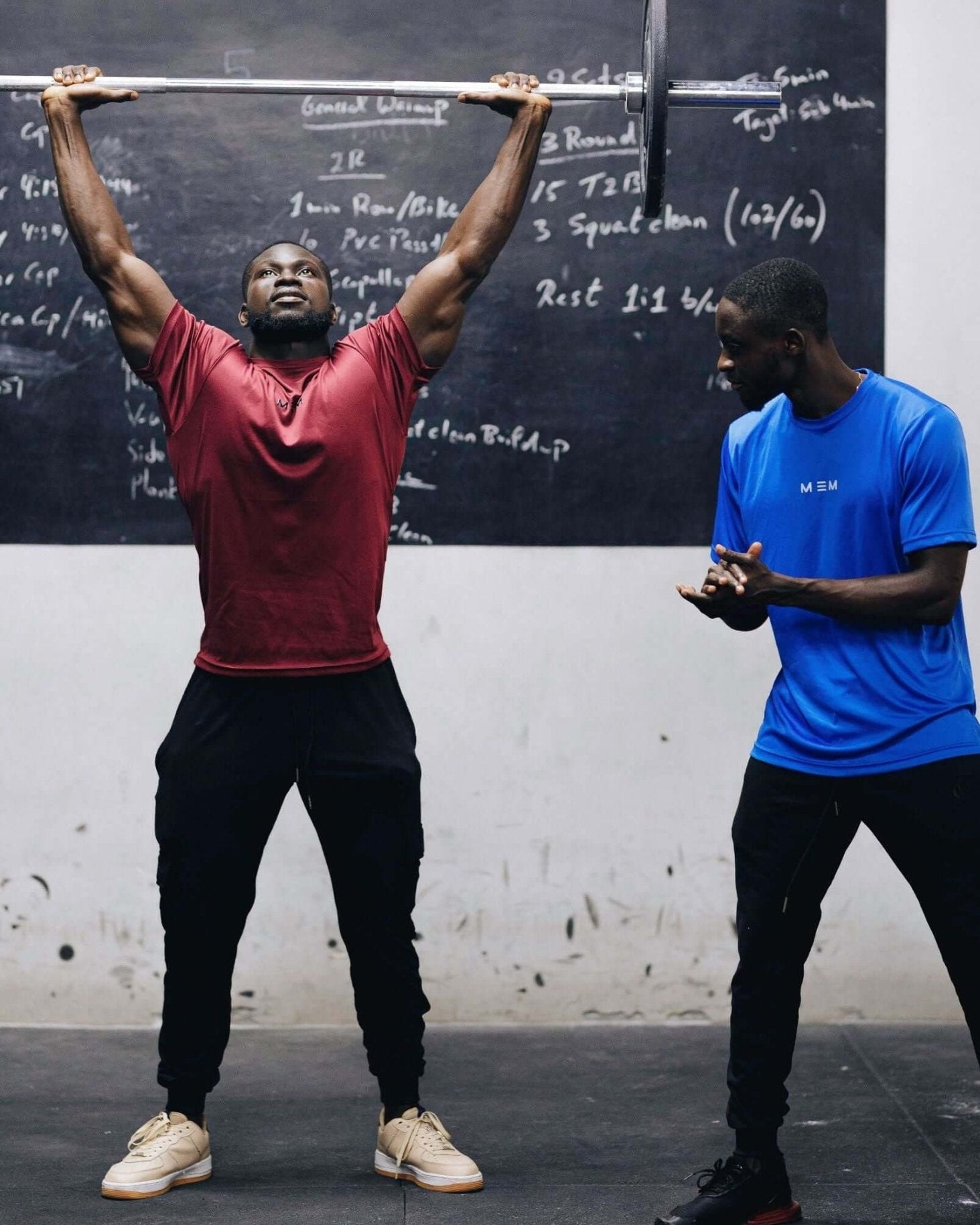 MEMFitness Quick Dry Anti - Bacteria Peak Training Burgundy Tee - MEMFitness