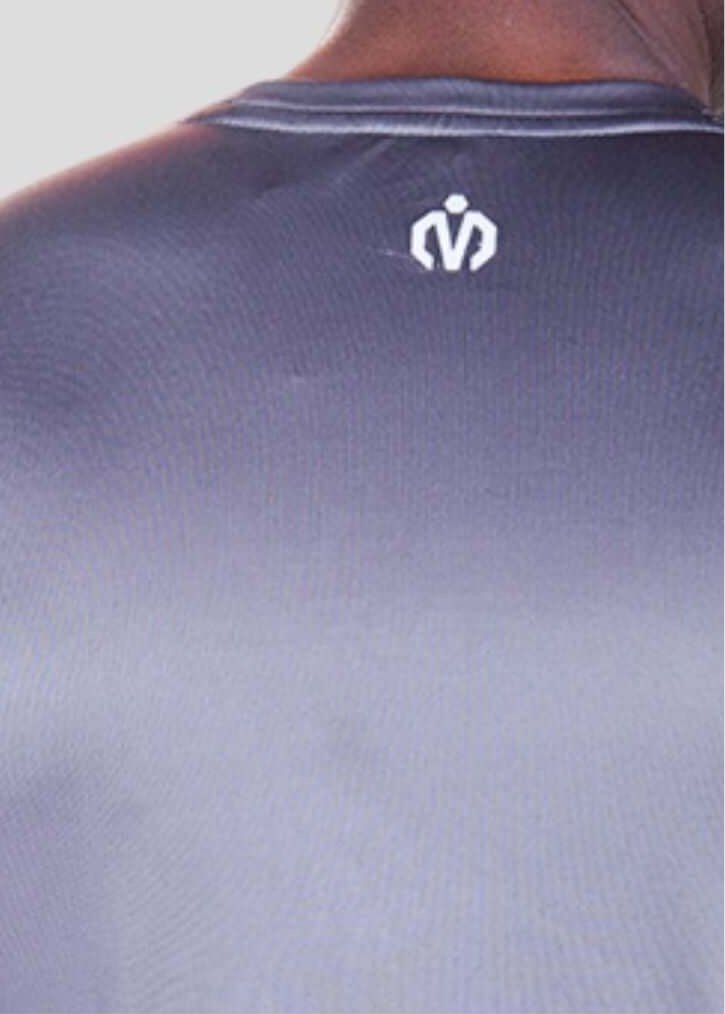 MEMFitness Quick Dry Anti - Bacteria Peak Training Grey Tee - MEMFitness