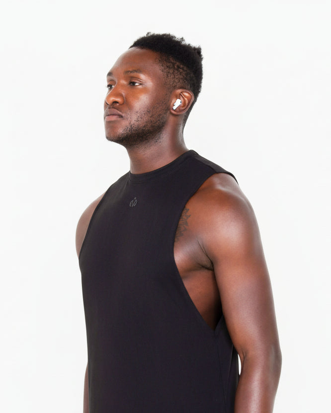 MEMFitness Sleeveless Training Tee Black - MEMFitness