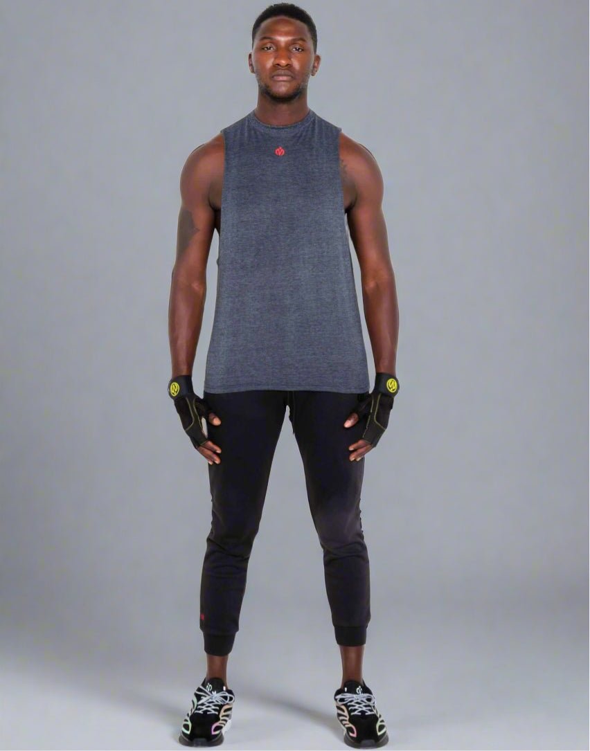 MEMFitness Sleeveless Training Tee Grey - MEMFitness
