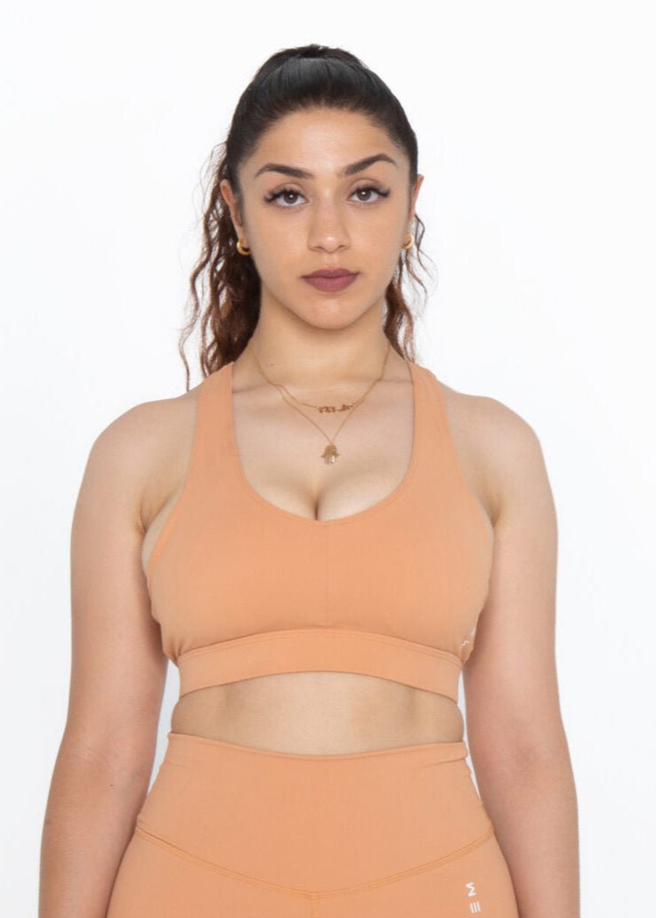 MEMFitness Training Sports Bra Peach - MEMFitness
